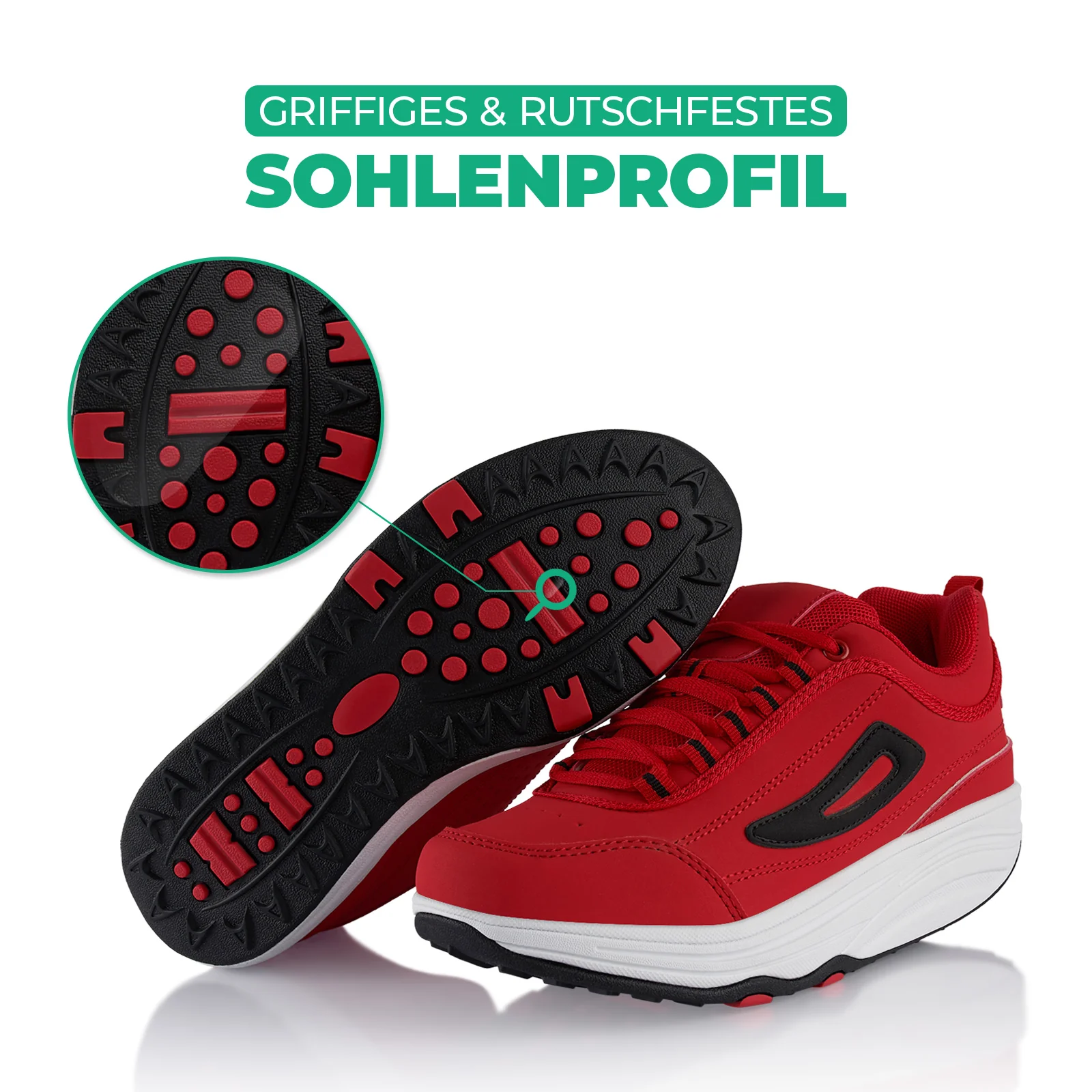 Sneaker Abrollsohle Gesundheitsschuhe Sportschuhe - Image 4