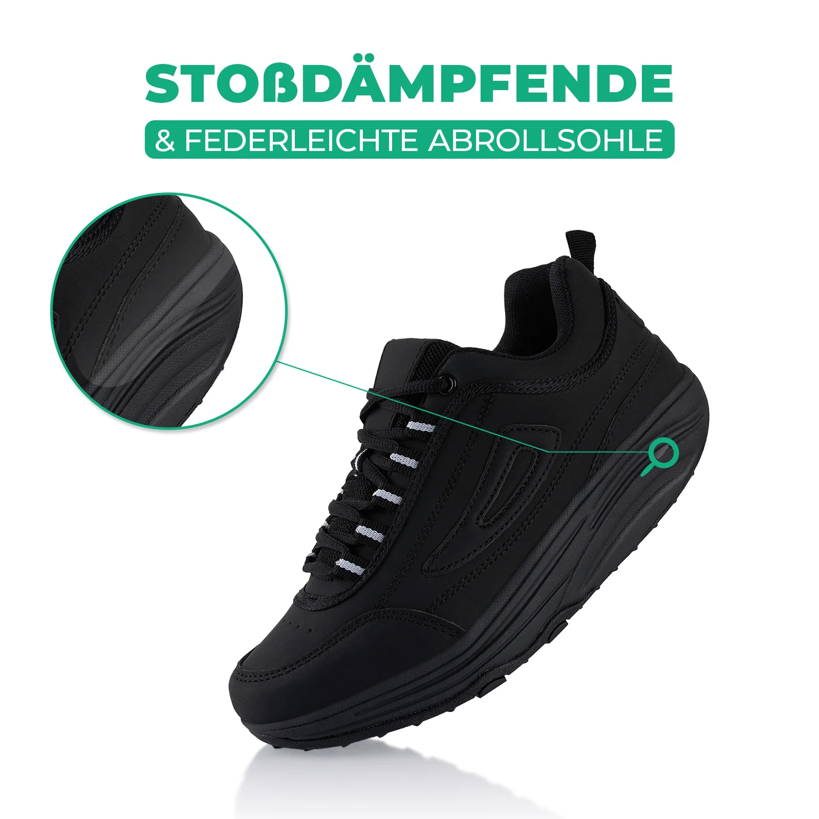 Sneaker Abrollsohle Gesundheitsschuhe Sportschuhe - Image 3