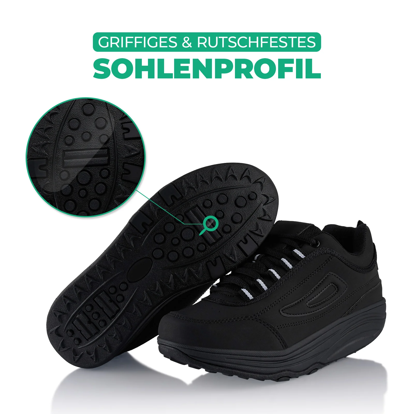 Sneaker Abrollsohle Gesundheitsschuhe Sportschuhe - Image 4