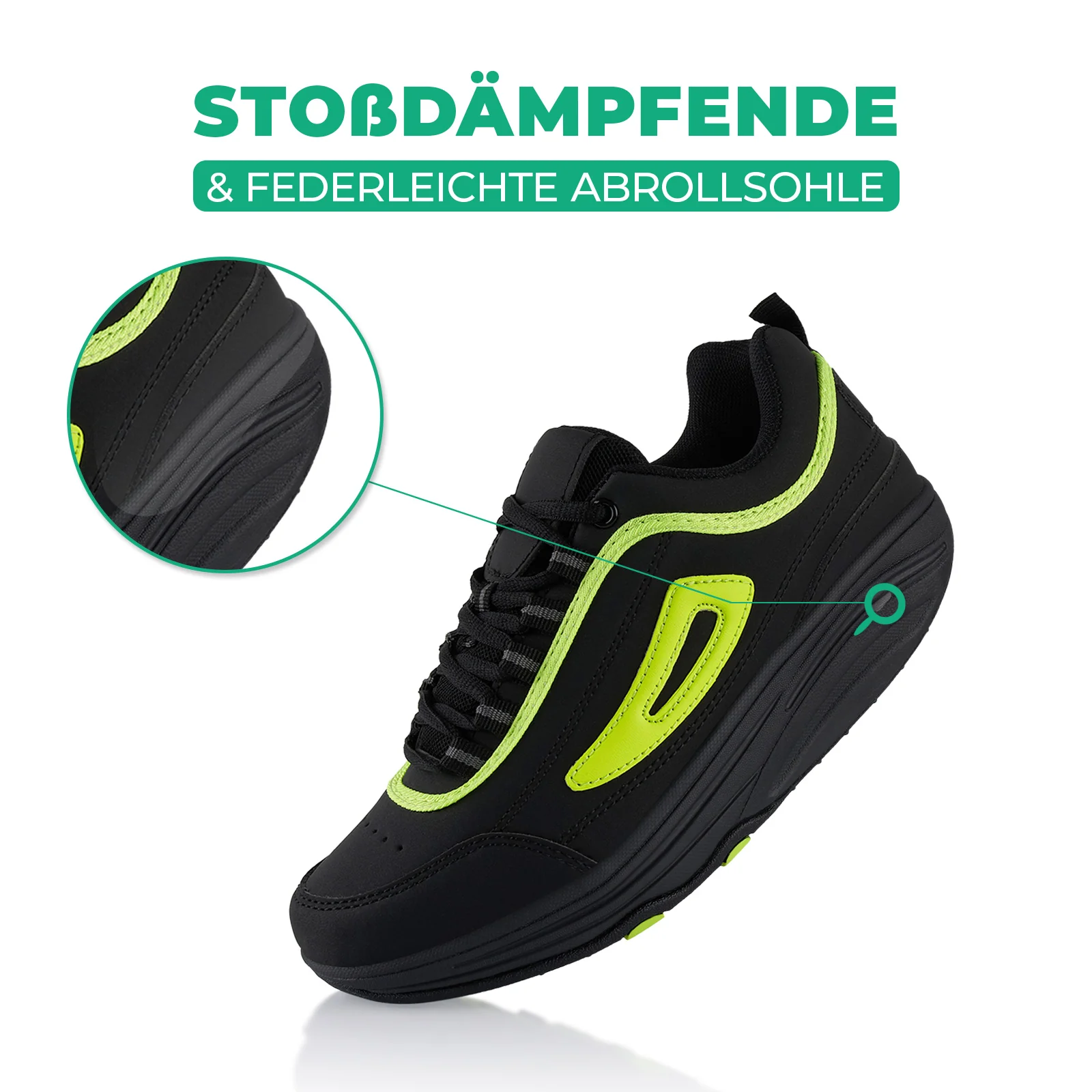 Sneaker Abrollsohle Gesundheitsschuhe Sportschuhe - Image 3