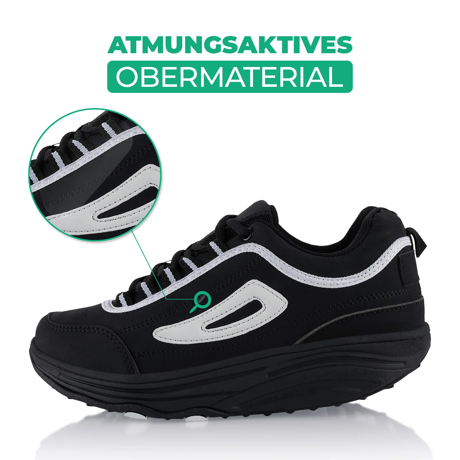 Sneaker Abrollsohle Gesundheitsschuhe Sportschuhe - Image 2