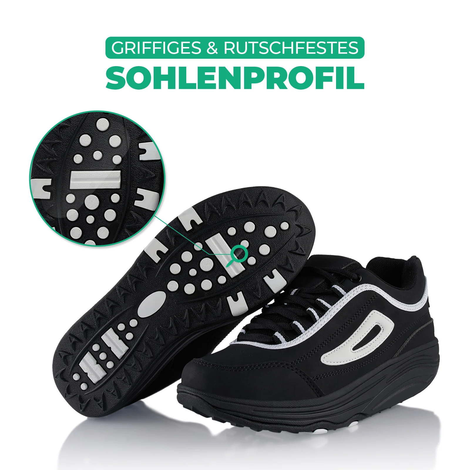 Sneaker Abrollsohle Gesundheitsschuhe Sportschuhe - Image 4