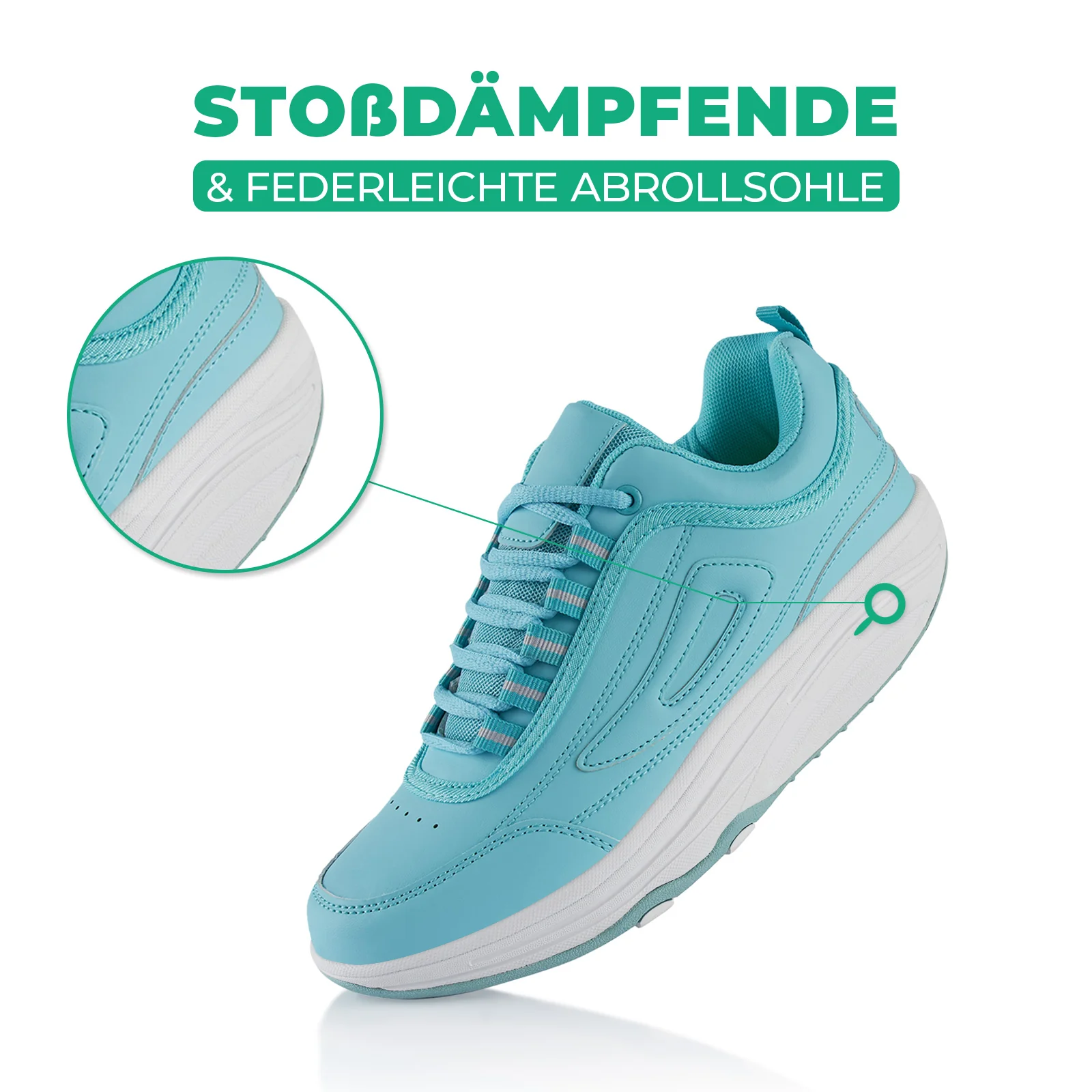 Sneaker Abrollsohle Gesundheitsschuhe Sportschuhe - Image 3