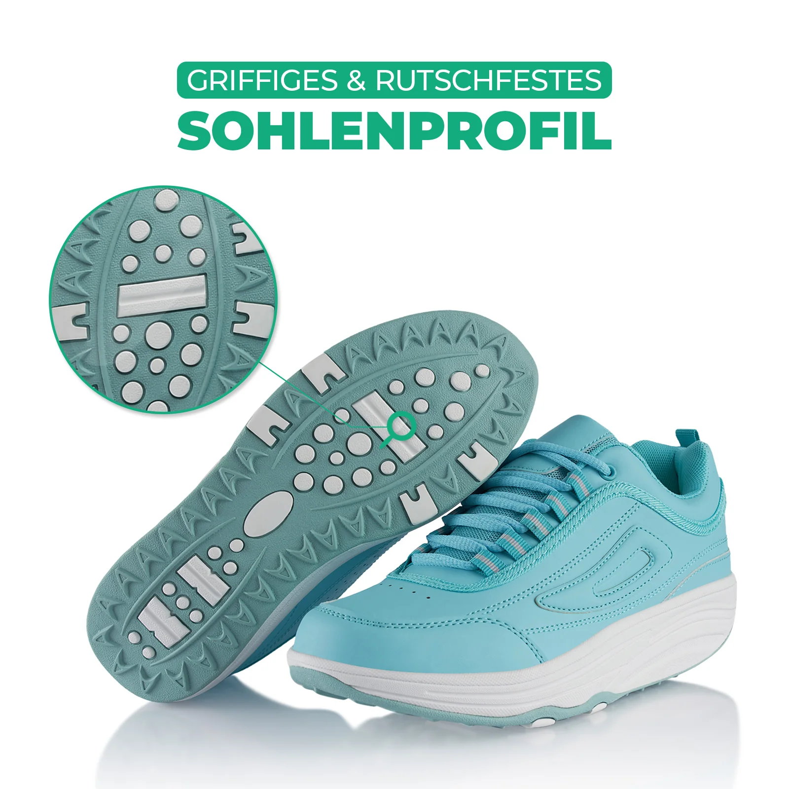Sneaker Abrollsohle Gesundheitsschuhe Sportschuhe - Image 4