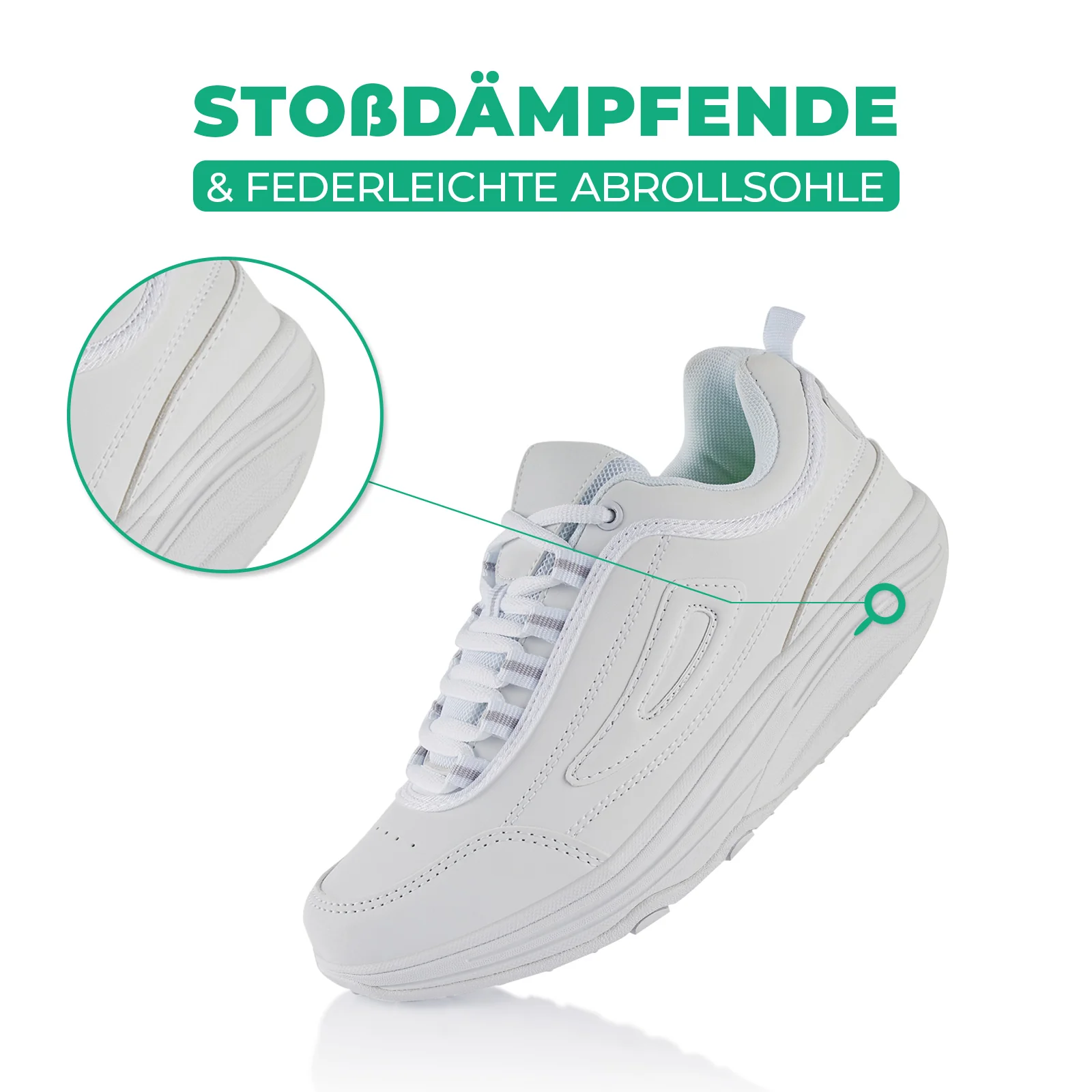 Sneaker Abrollsohle Gesundheitsschuhe Sportschuhe - Image 3
