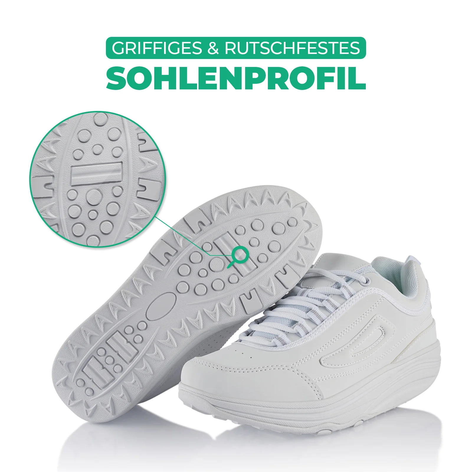 Sneaker Abrollsohle Gesundheitsschuhe Sportschuhe - Image 4
