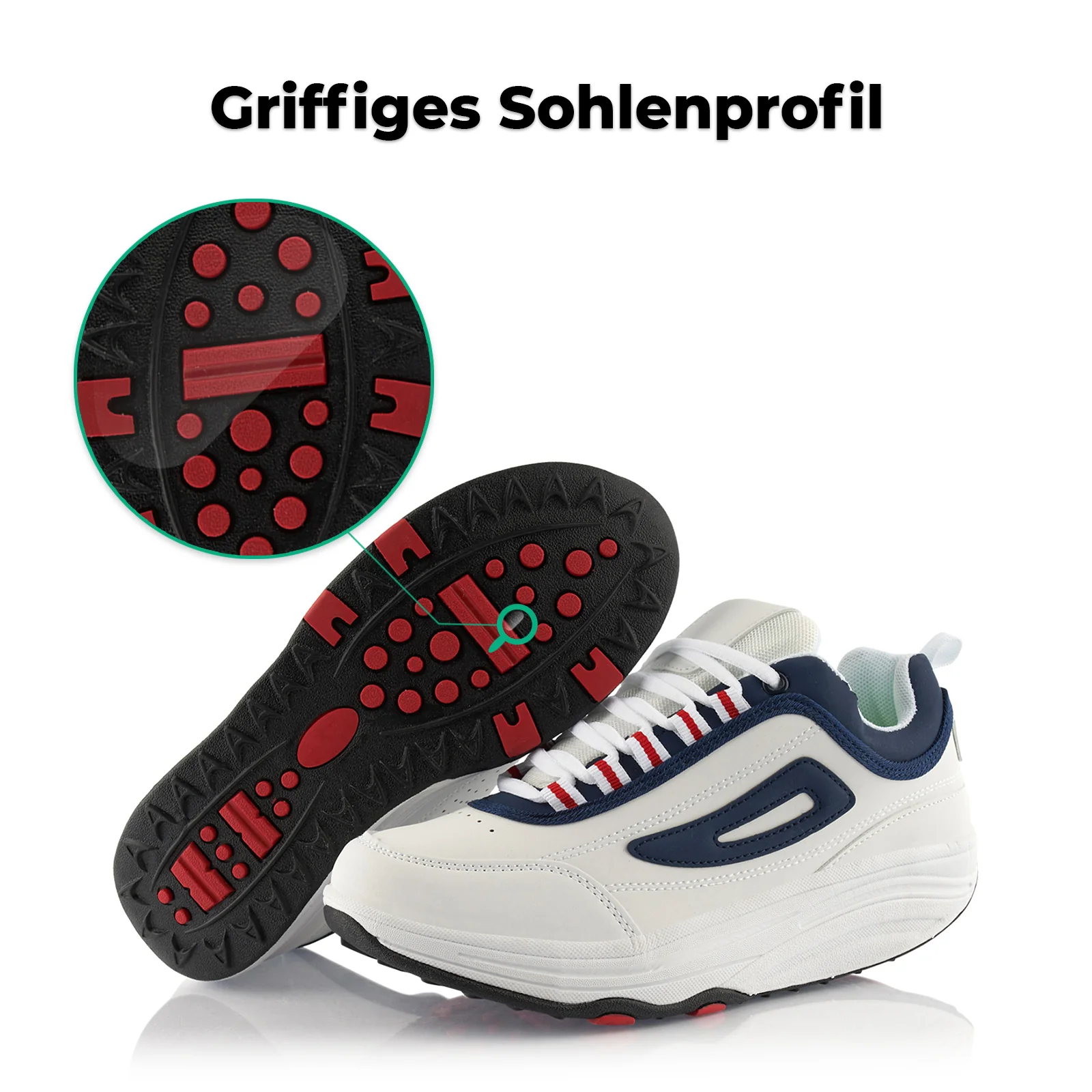 Sneaker Abrollsohle Gesundheitsschuhe Sportschuhe - Image 4