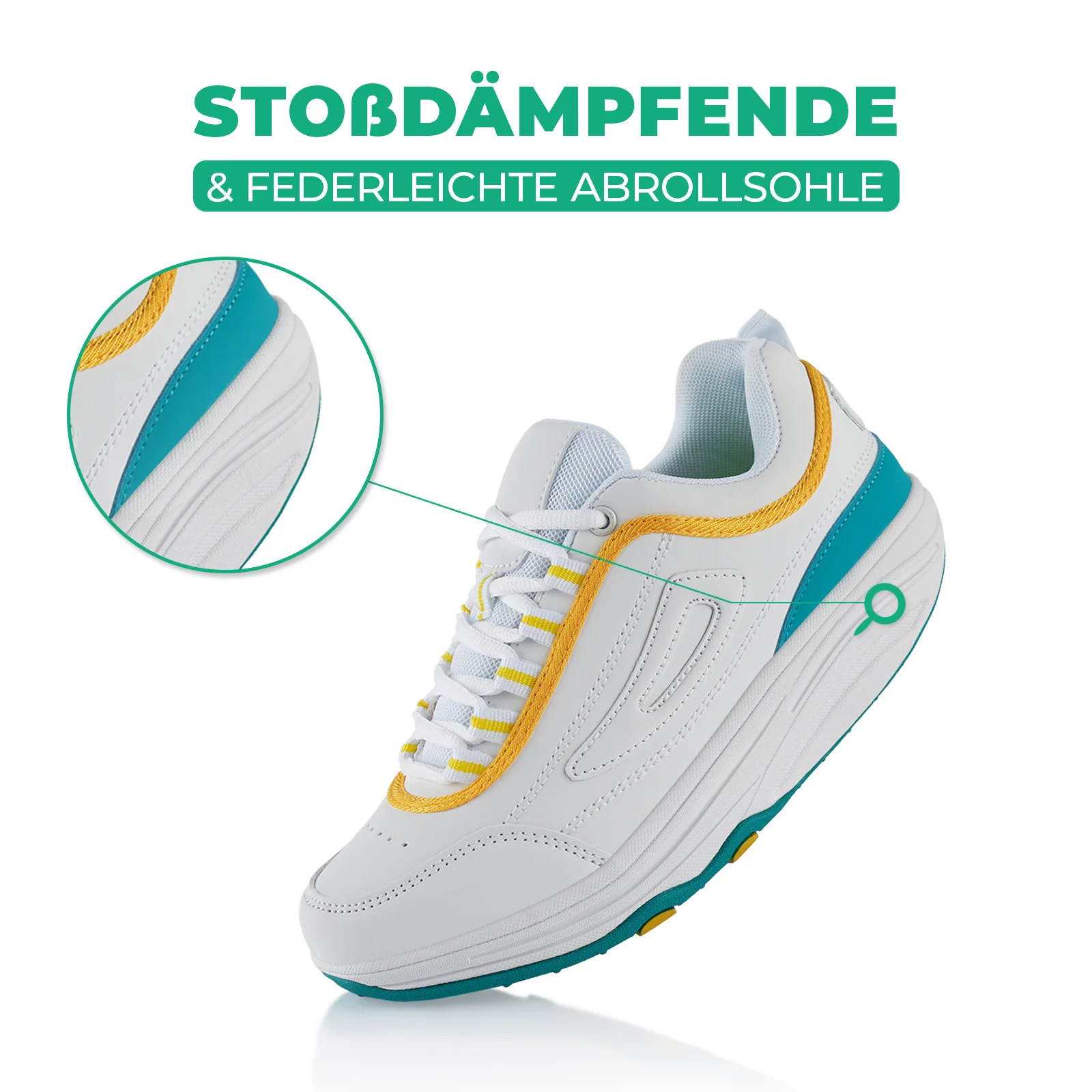 Sneaker Abrollsohle Gesundheitsschuhe Sportschuhe - Image 3