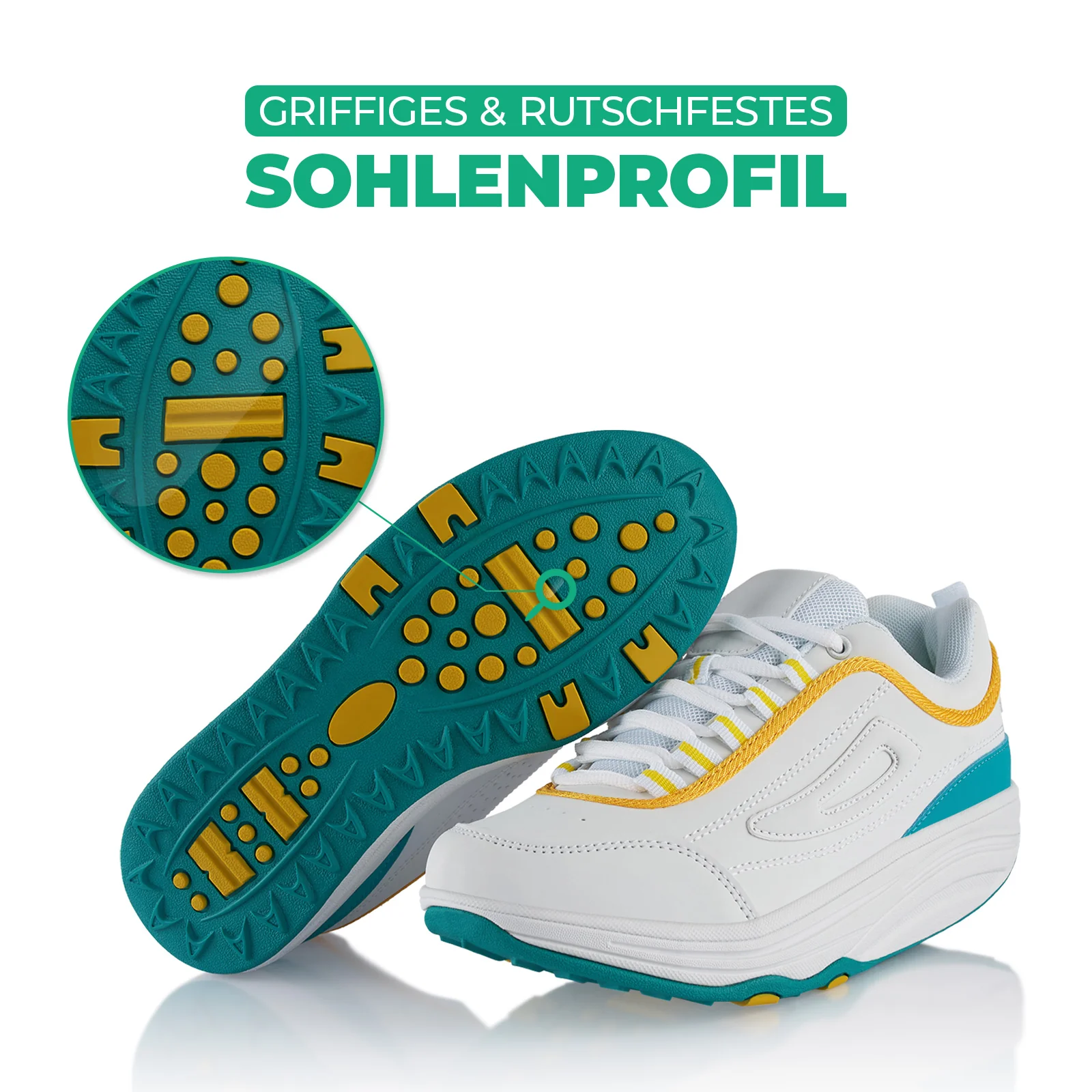 Sneaker Abrollsohle Gesundheitsschuhe Sportschuhe - Image 4