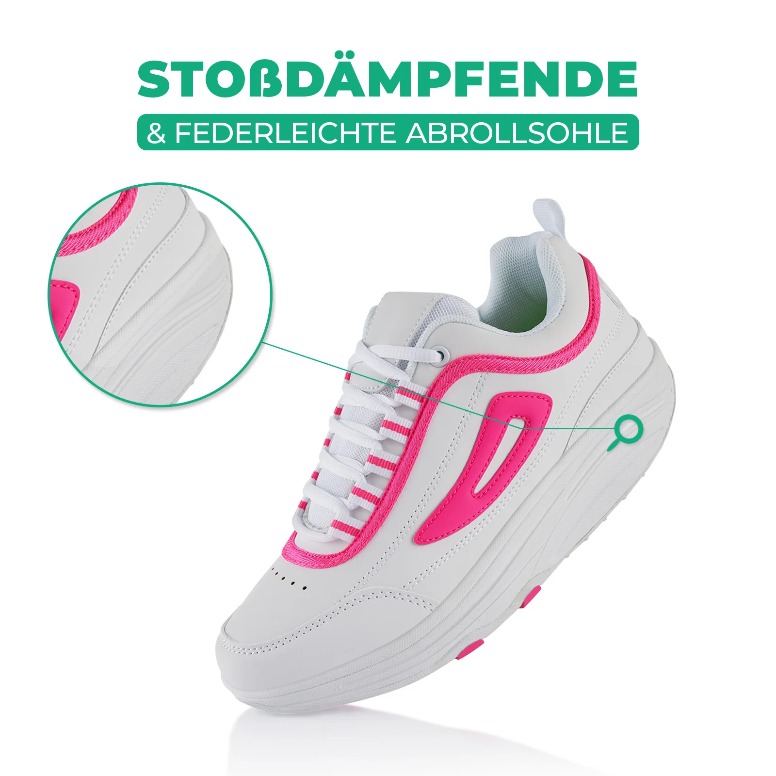 Sneaker Abrollsohle Gesundheitsschuhe Sportschuhe - Image 3
