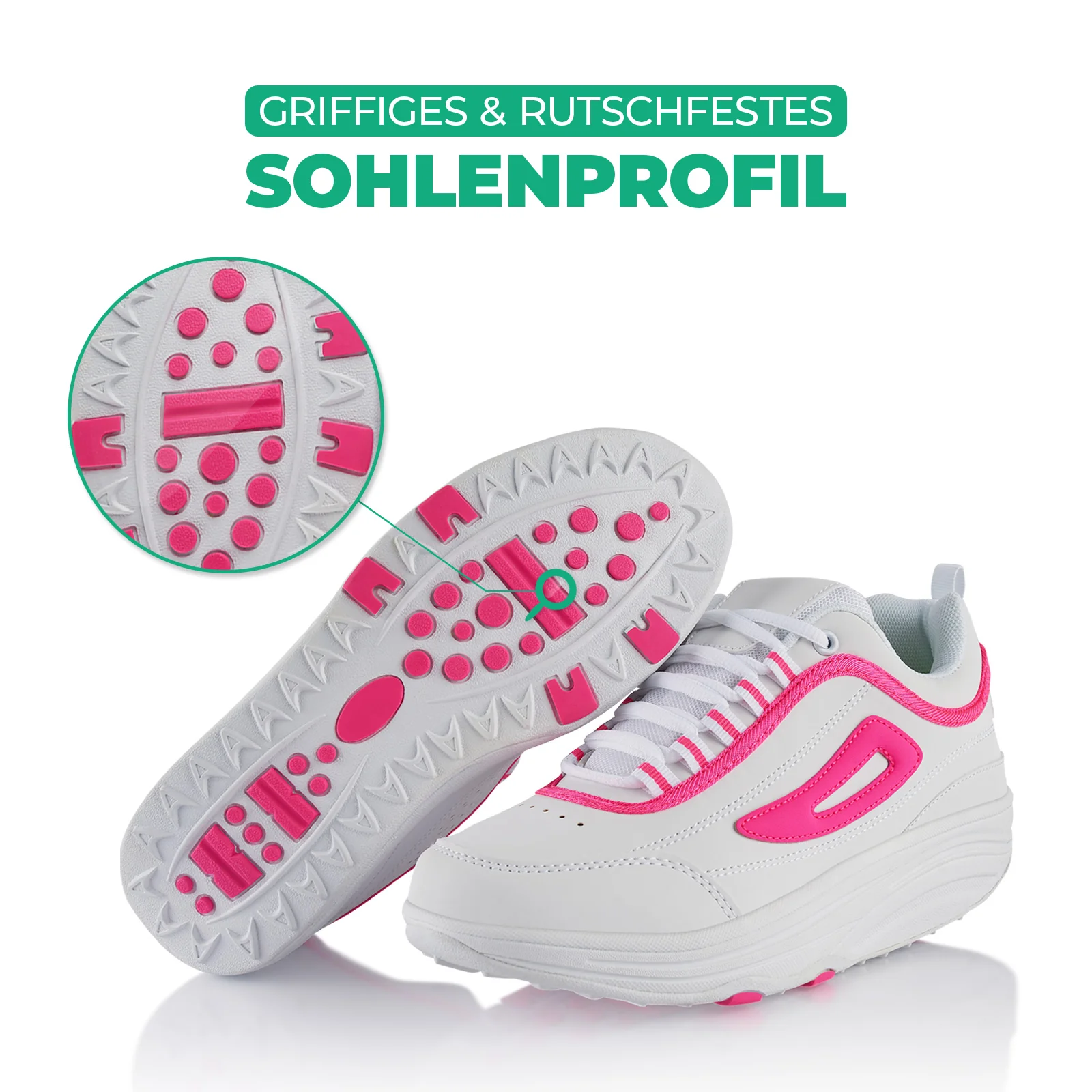 Sneaker Abrollsohle Gesundheitsschuhe Sportschuhe - Image 4