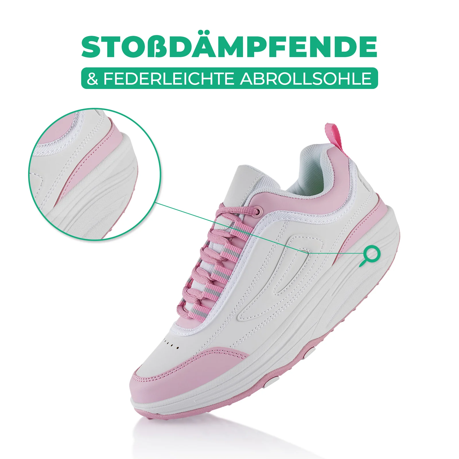Sneaker Abrollsohle Gesundheitsschuhe Sportschuhe - Image 3