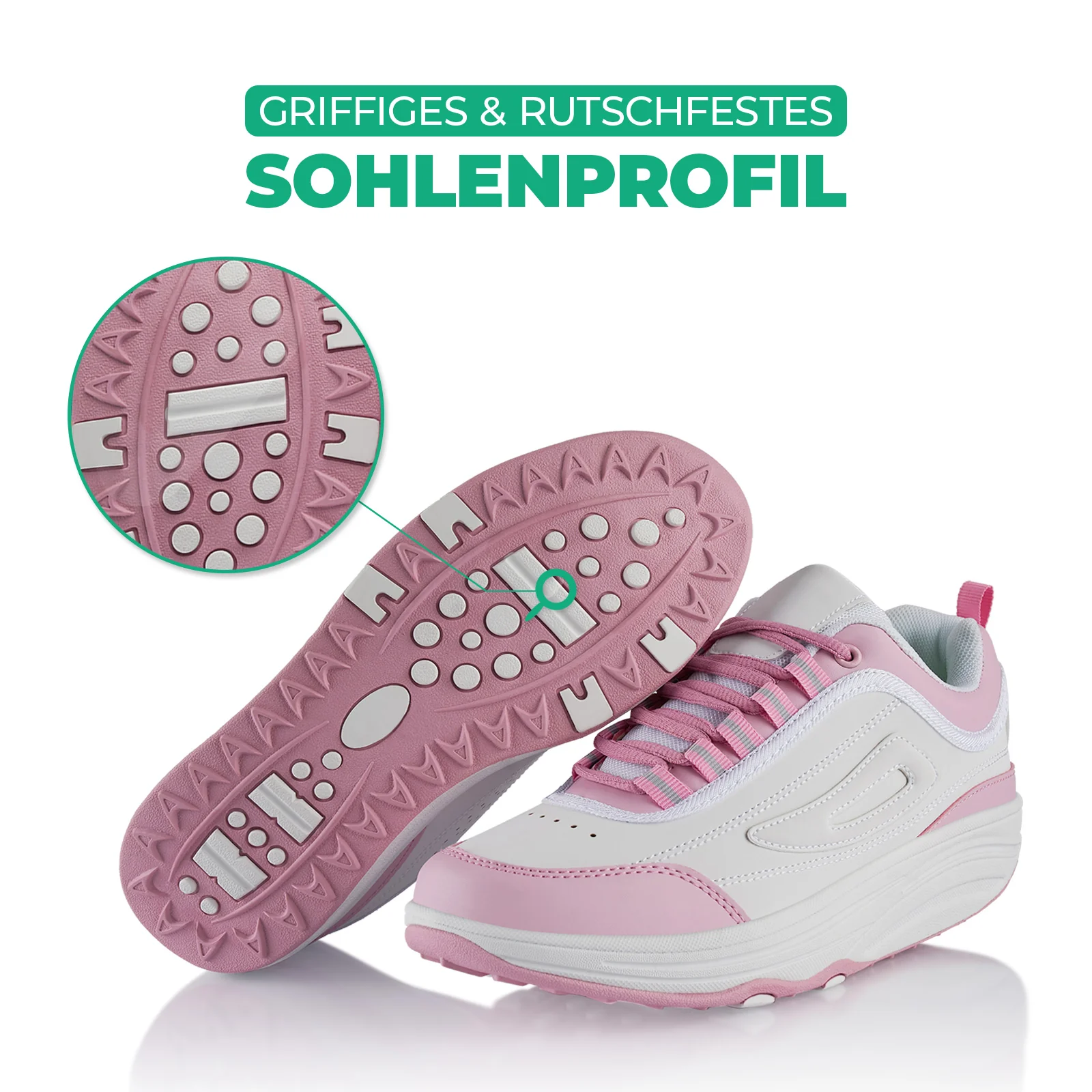 Sneaker Abrollsohle Gesundheitsschuhe Sportschuhe - Image 4