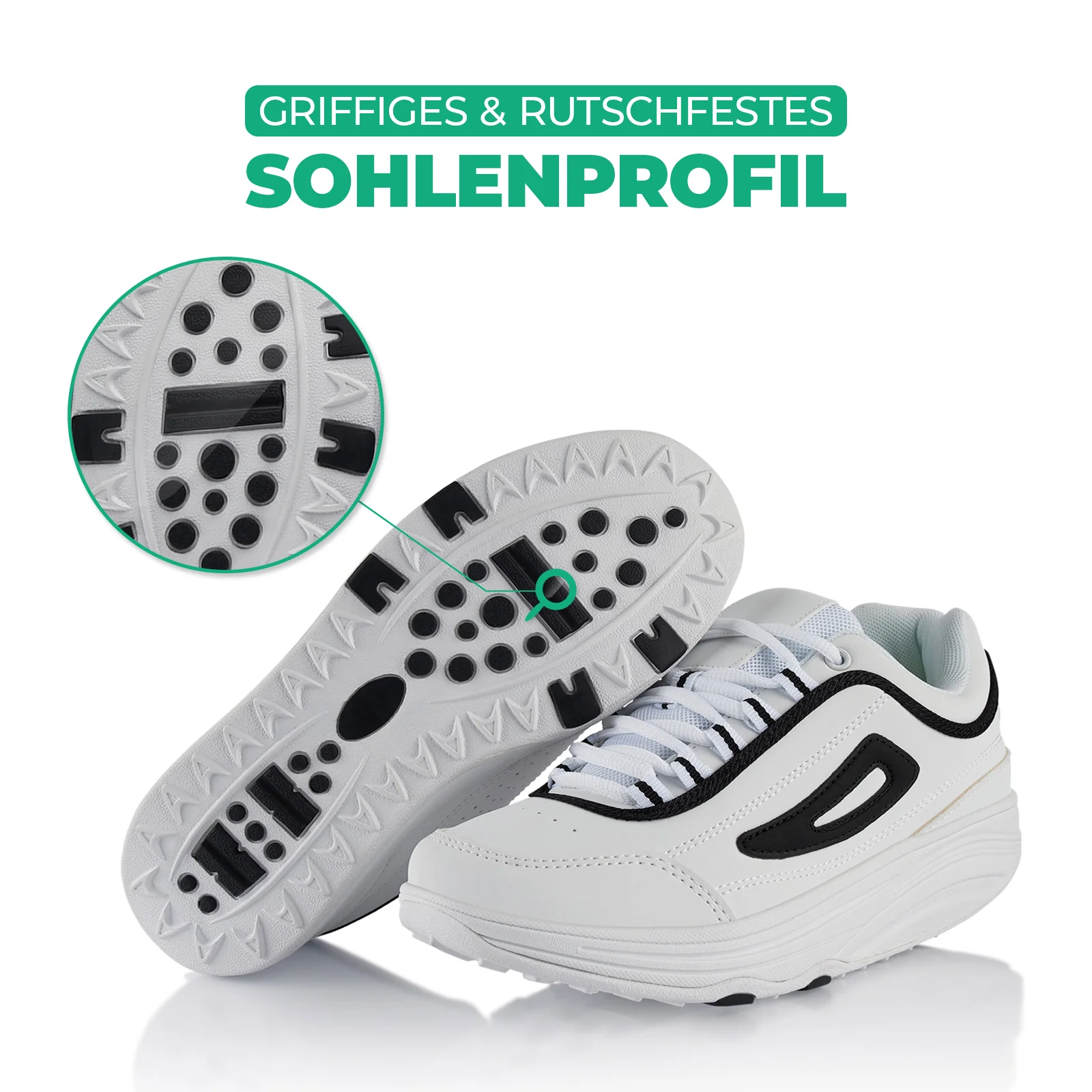 Sneaker Abrollsohle Gesundheitsschuhe Sportschuhe - Image 4