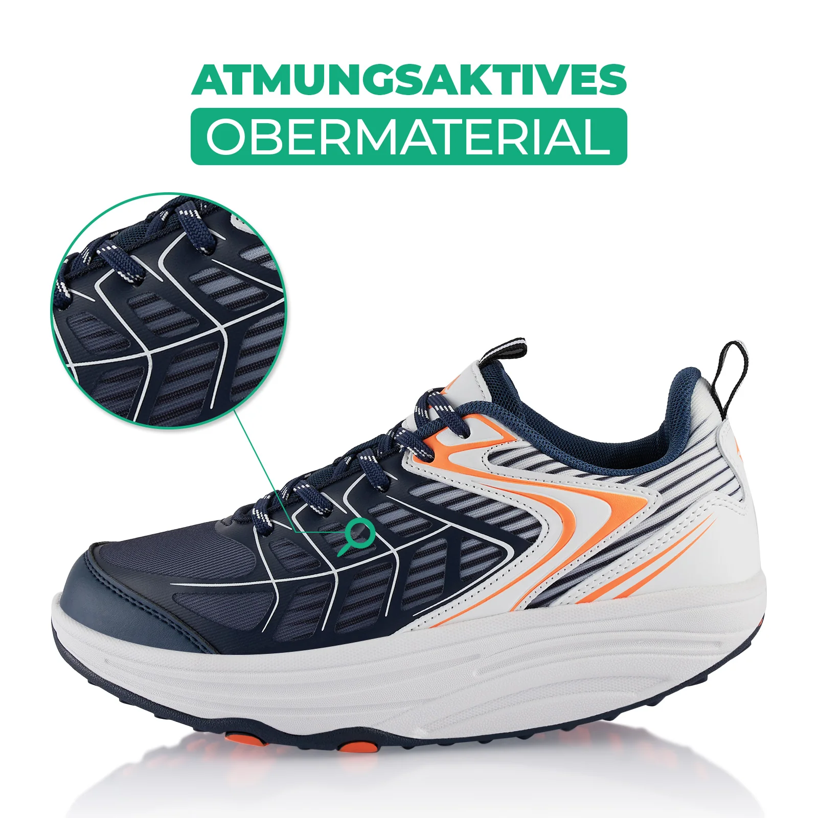 Sneaker Abrollsohle Gesundheitsschuhe Sportschuhe - Image 2