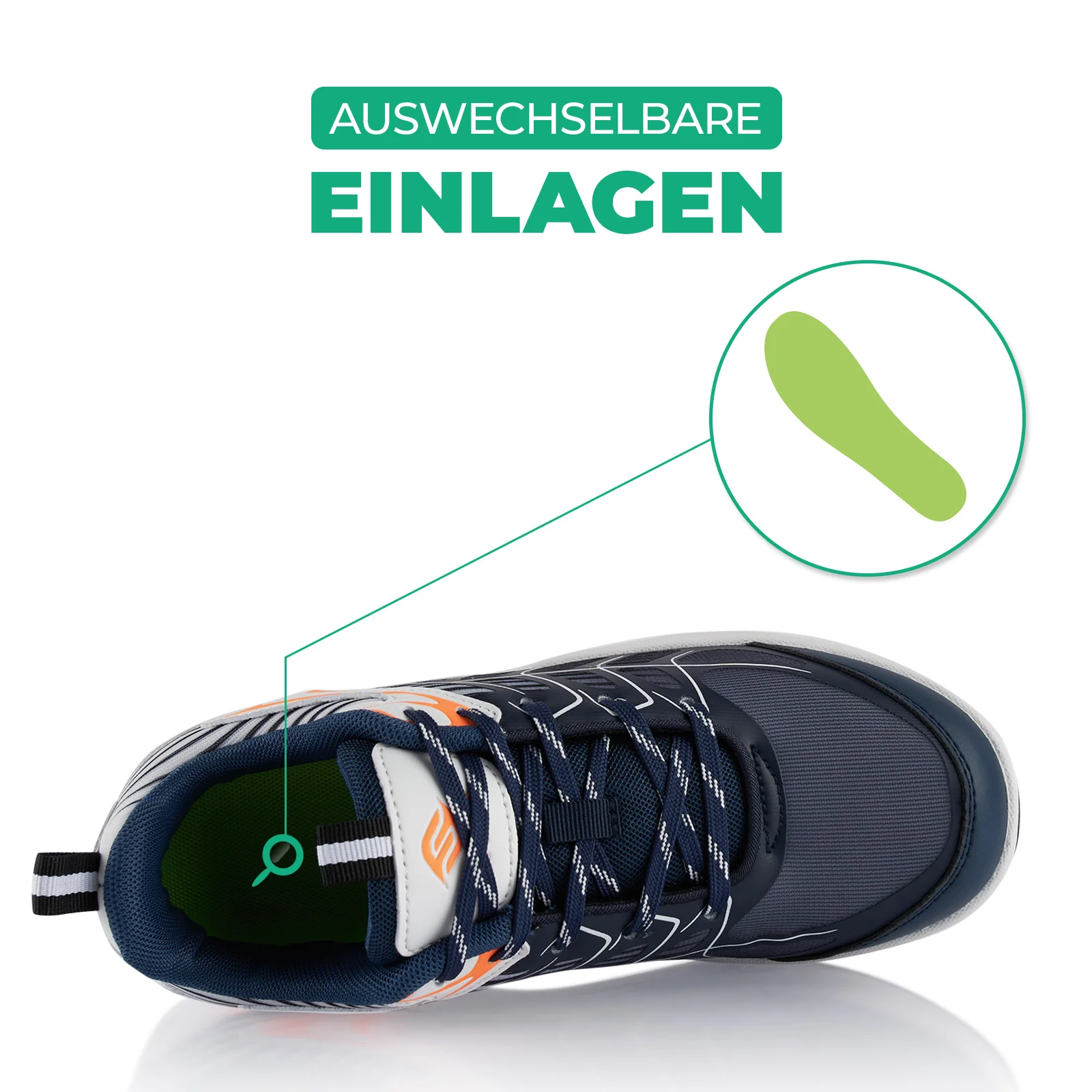 Sneaker Abrollsohle Gesundheitsschuhe Sportschuhe - Image 5