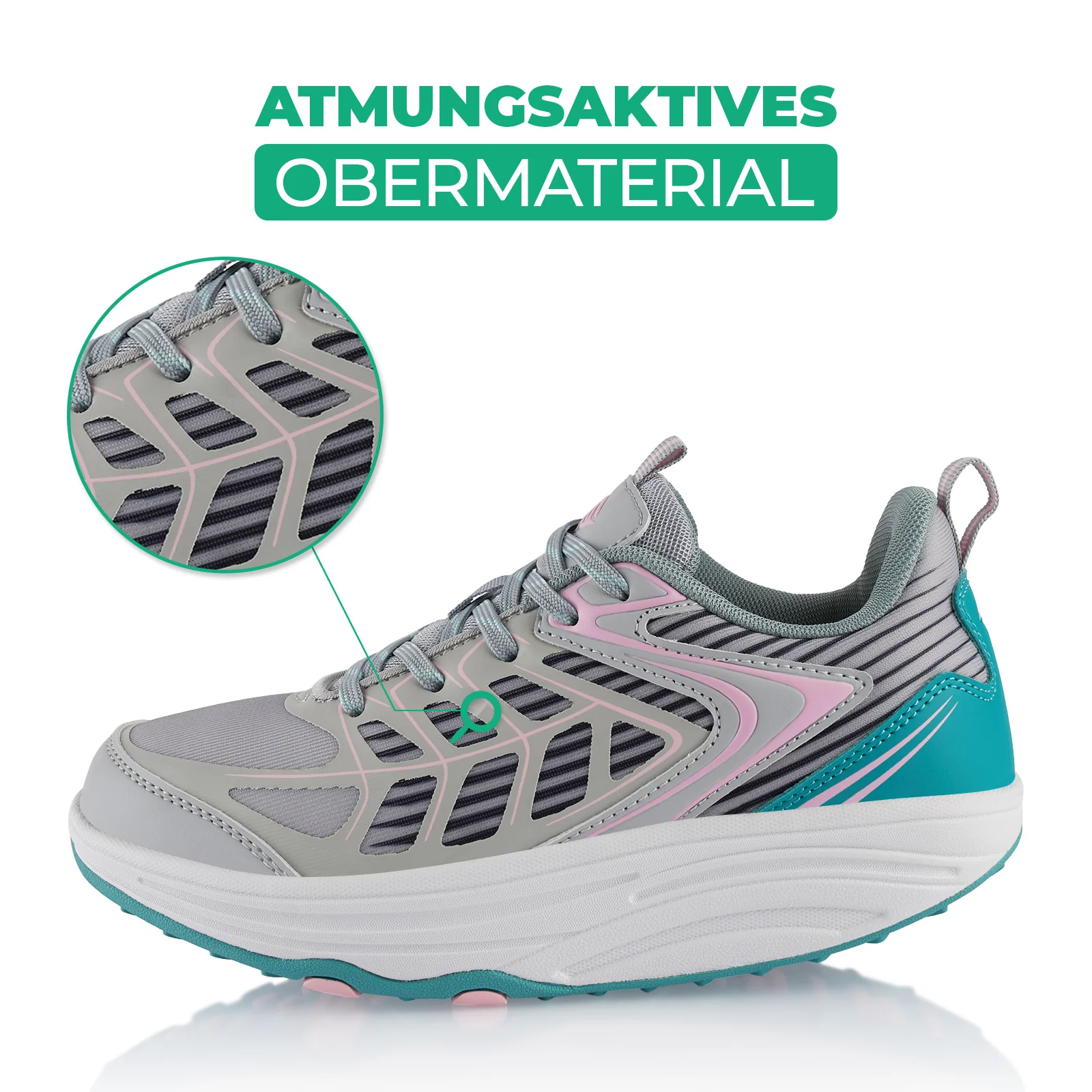 Sneaker Abrollsohle Gesundheitsschuhe Sportschuhe - Image 2