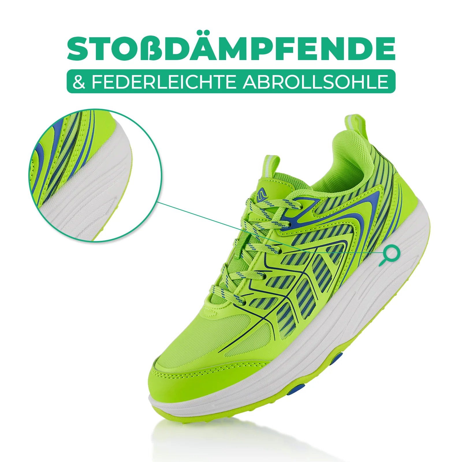 Sneaker Abrollsohle Gesundheitsschuhe Sportschuhe - Image 3