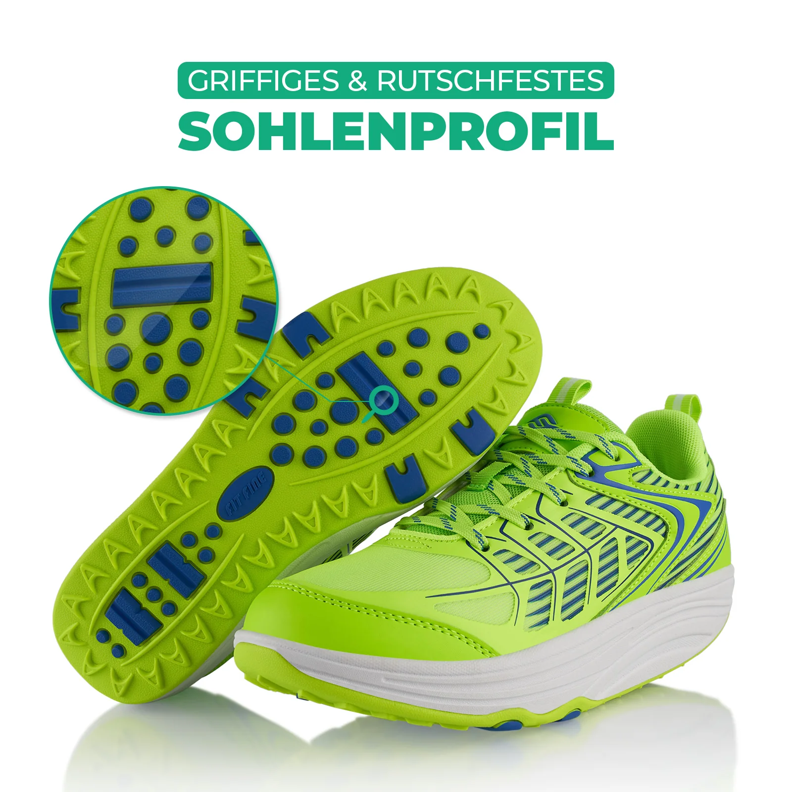 Sneaker Abrollsohle Gesundheitsschuhe Sportschuhe - Image 4