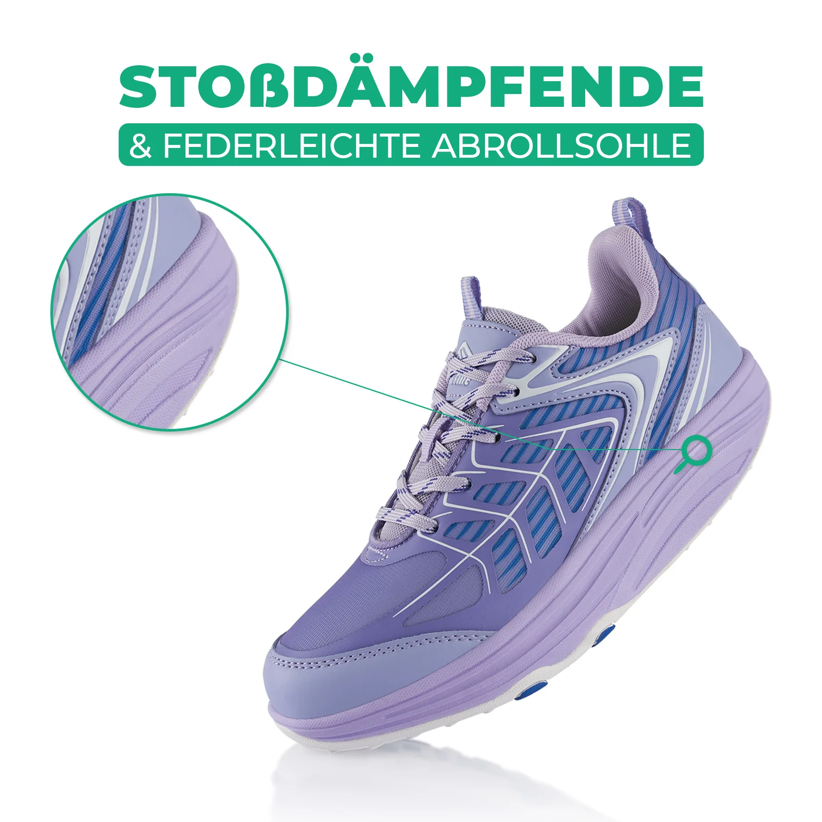 Sneaker Abrollsohle Gesundheitsschuhe Sportschuhe - Image 3