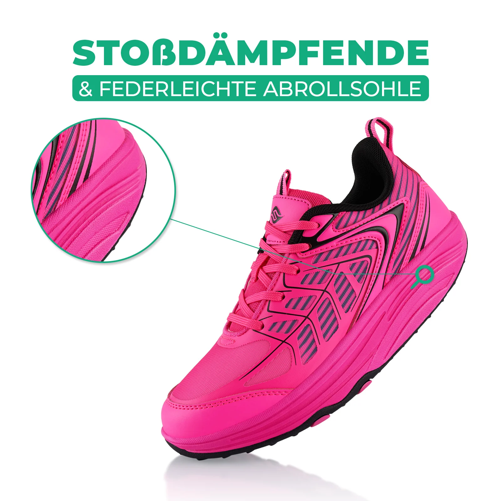 Sneaker Abrollsohle Gesundheitsschuhe Sportschuhe - Image 3
