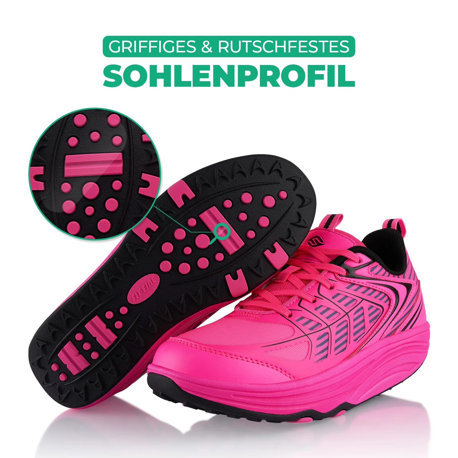 Sneaker Abrollsohle Gesundheitsschuhe Sportschuhe - Image 4