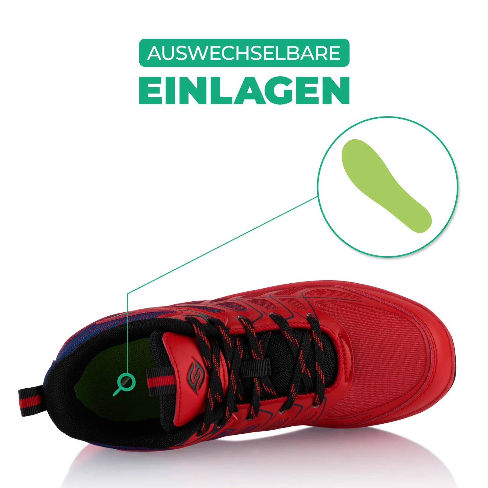 Sneaker Abrollsohle Gesundheitsschuhe Sportschuhe - Image 5