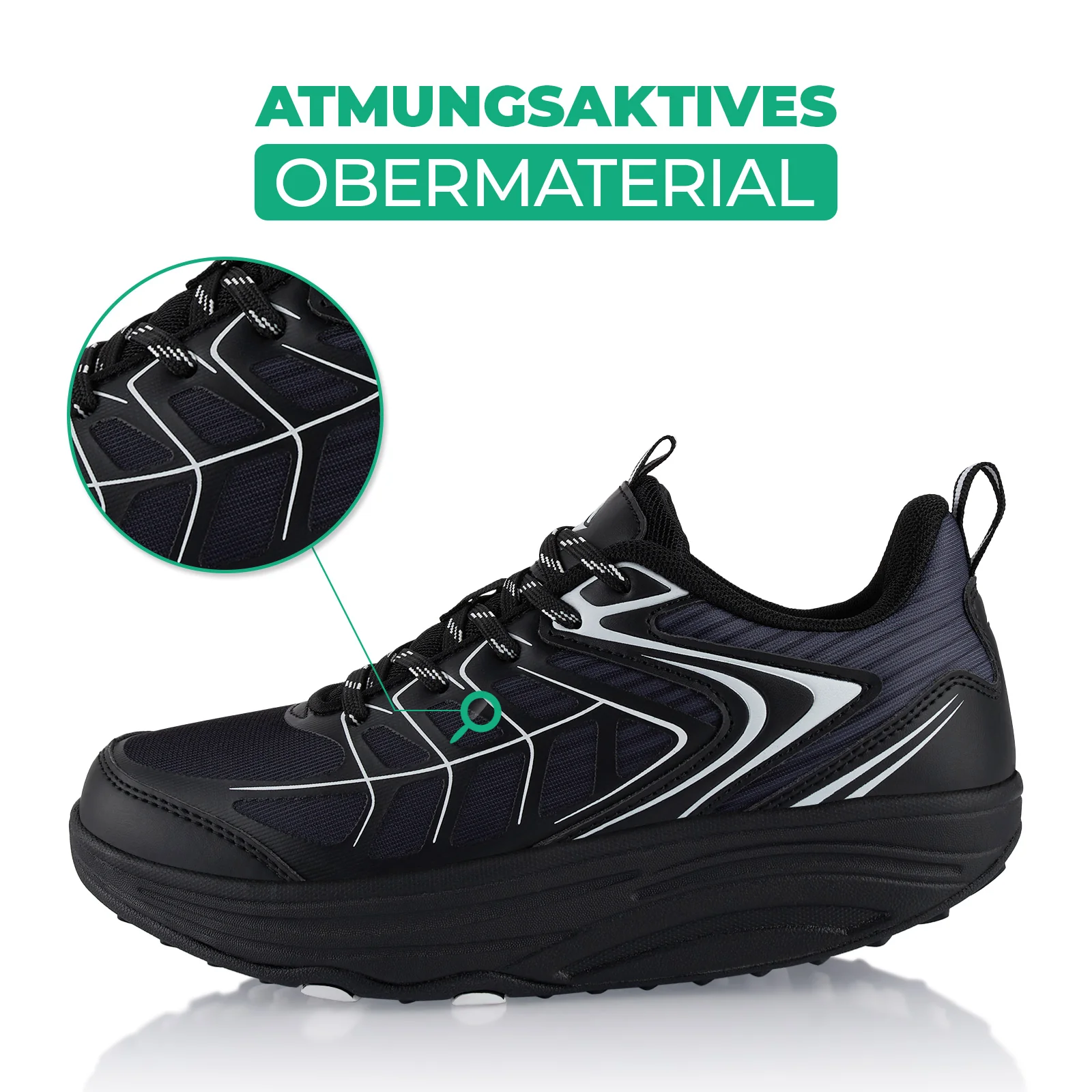 Sneaker Abrollsohle Gesundheitsschuhe Sportschuhe - Image 2