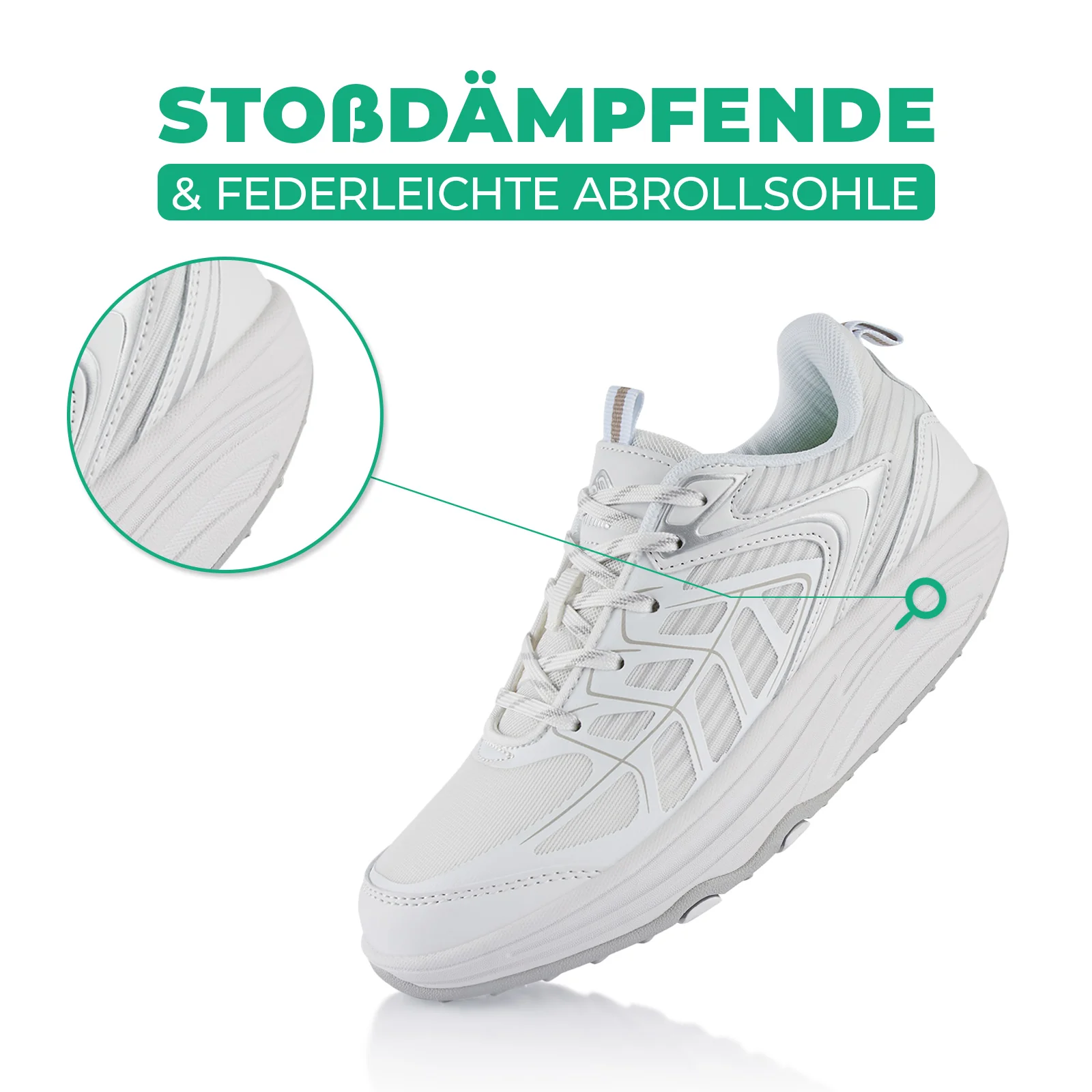Sneaker Abrollsohle Gesundheitsschuhe Sportschuhe - Image 3