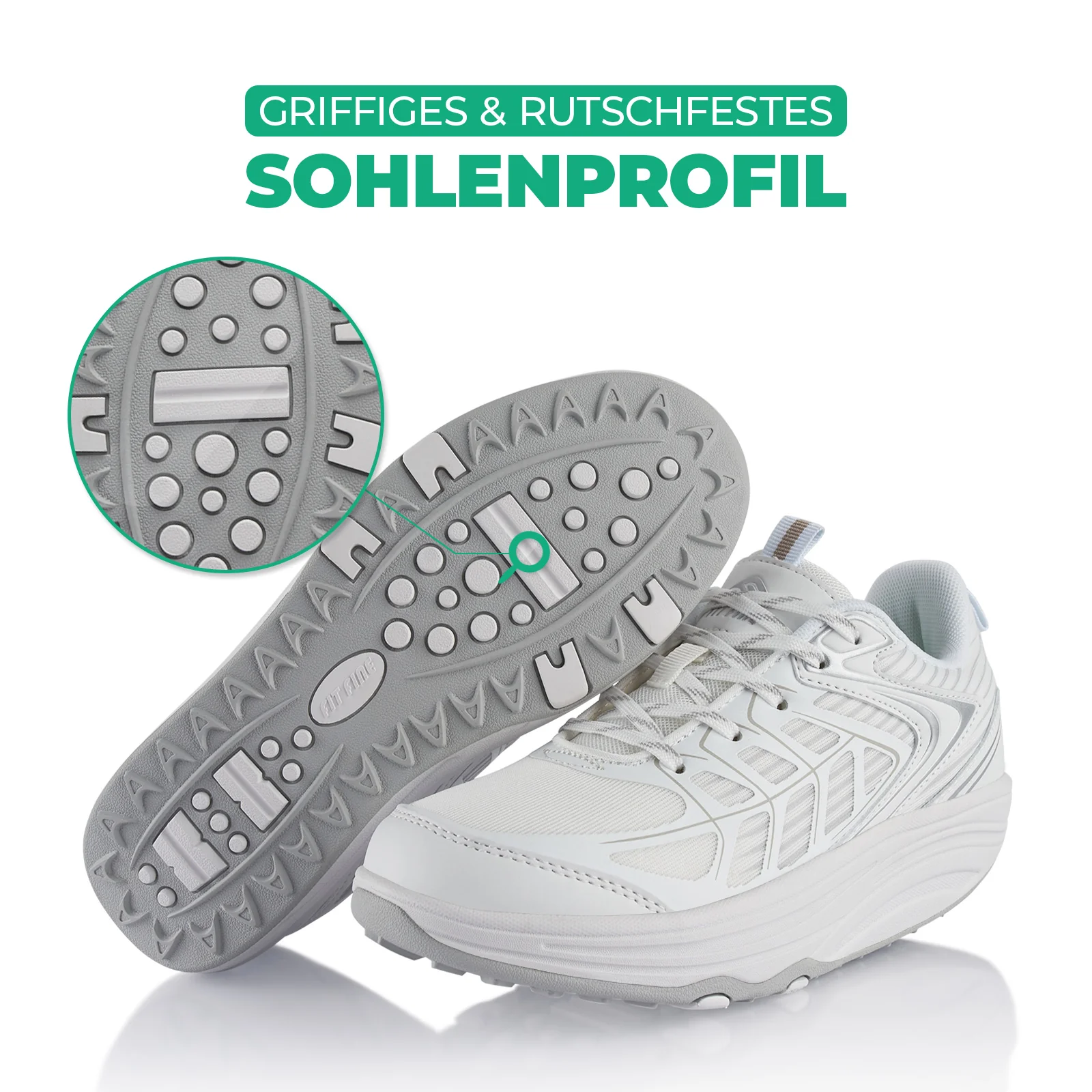 Sneaker Abrollsohle Gesundheitsschuhe Sportschuhe - Image 4