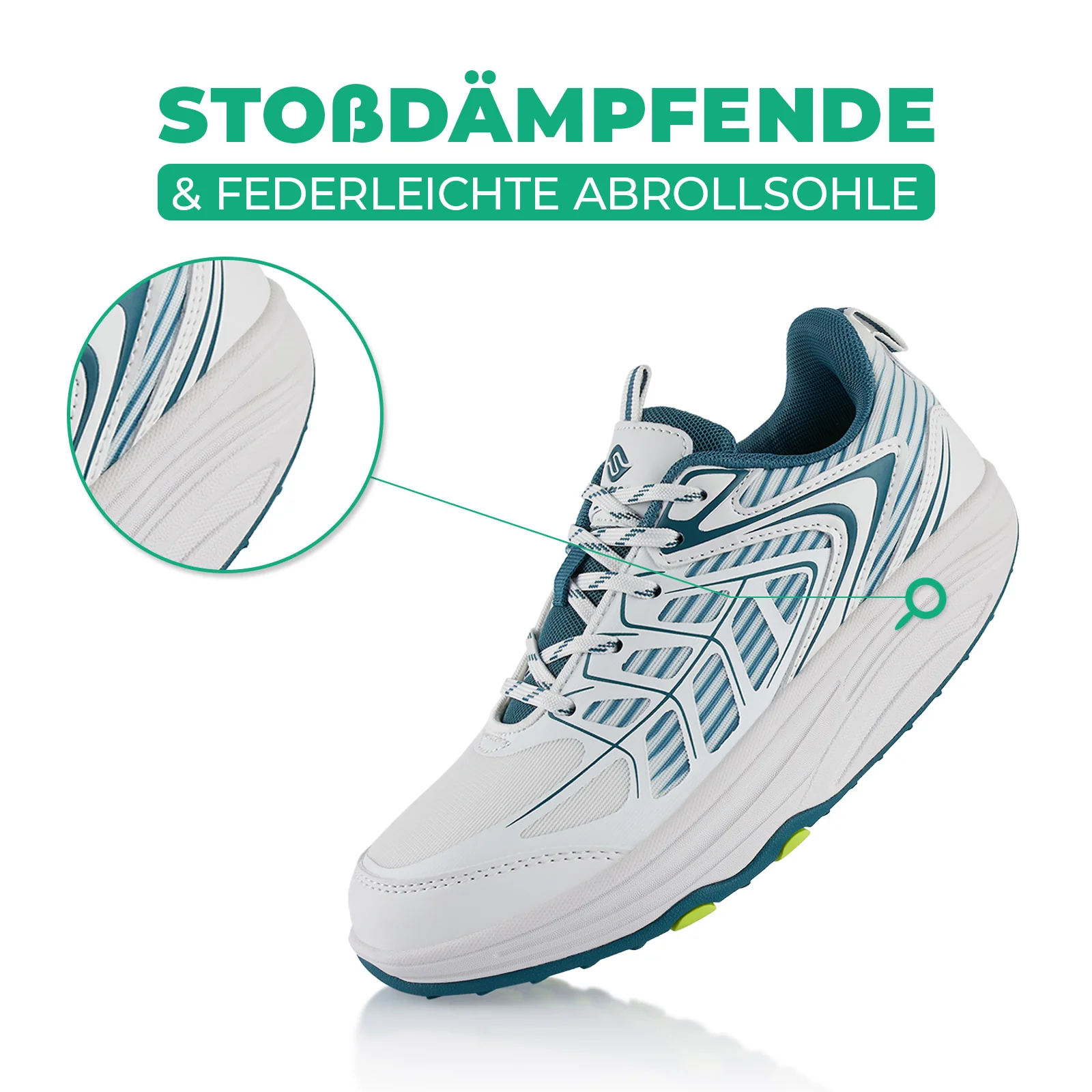 Sneaker Abrollsohle Gesundheitsschuhe Sportschuhe - Image 3