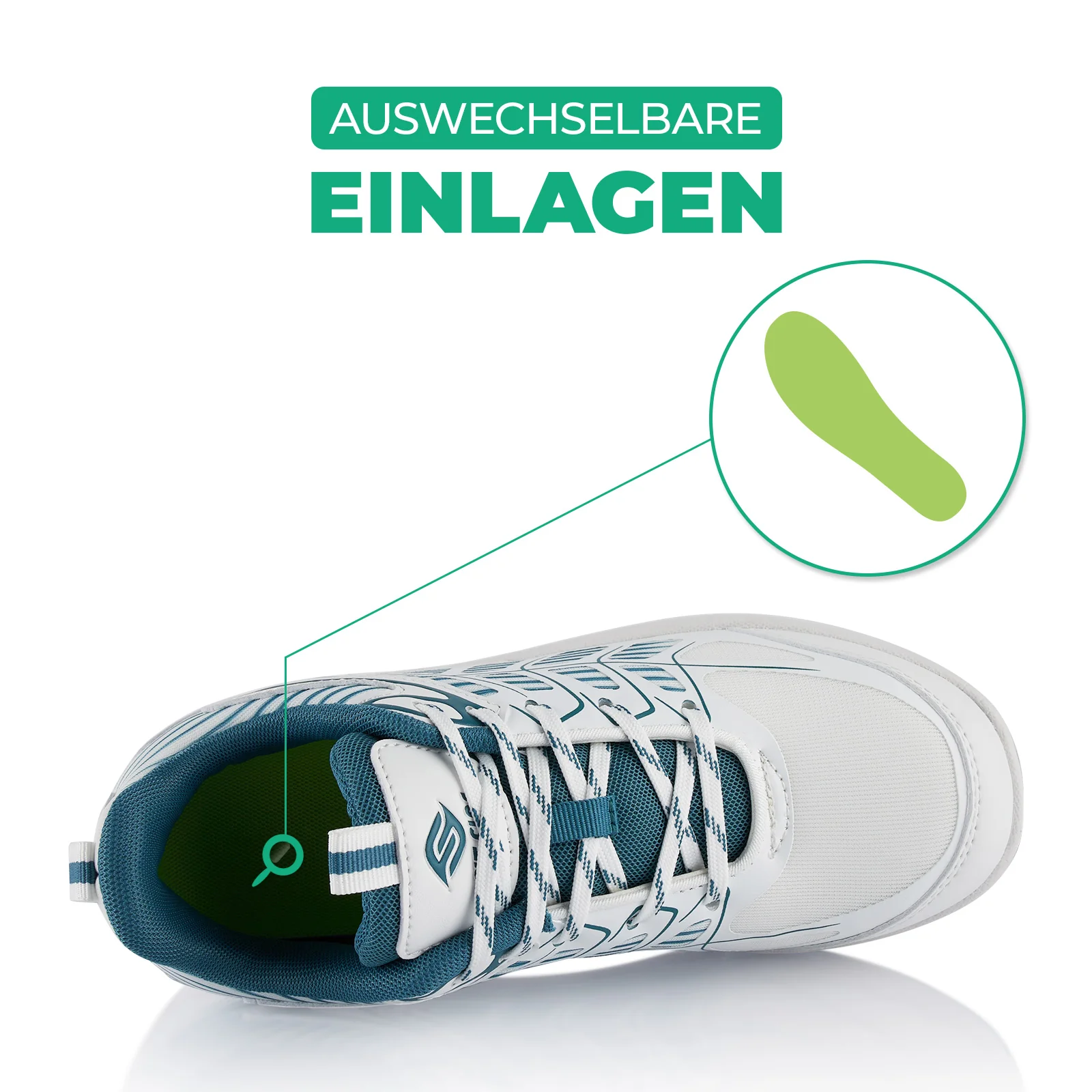 Sneaker Abrollsohle Gesundheitsschuhe Sportschuhe - Image 5