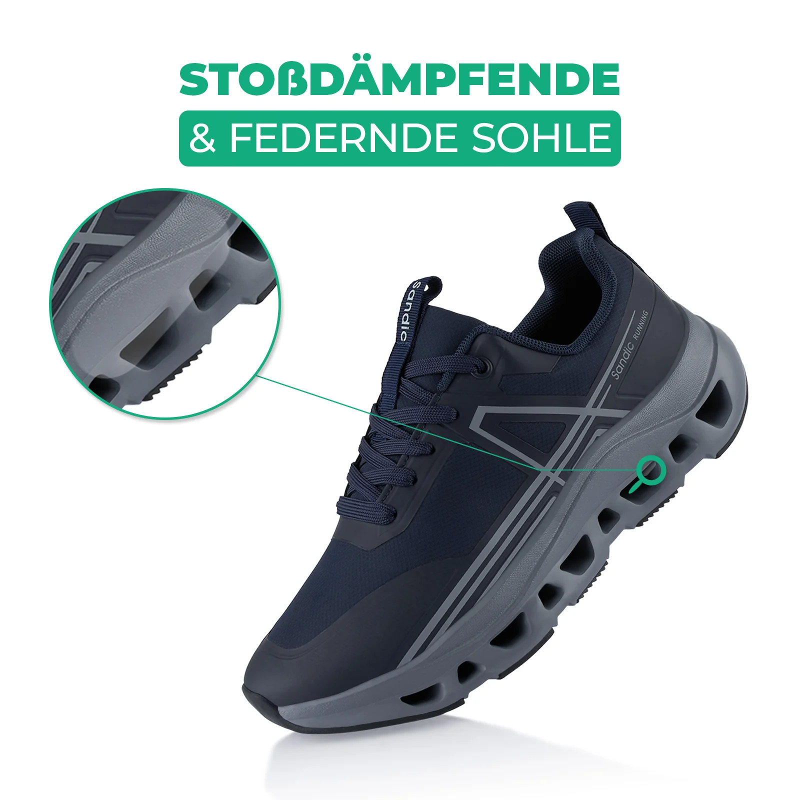 Sneaker Dämpfende Komfortsohle Laufschuhe - Image 3