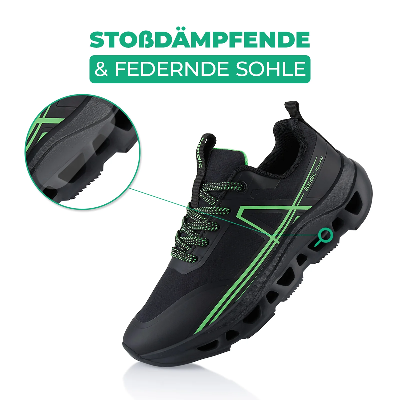 Sneaker Dämpfende Komfortsohle Laufschuhe - Image 3