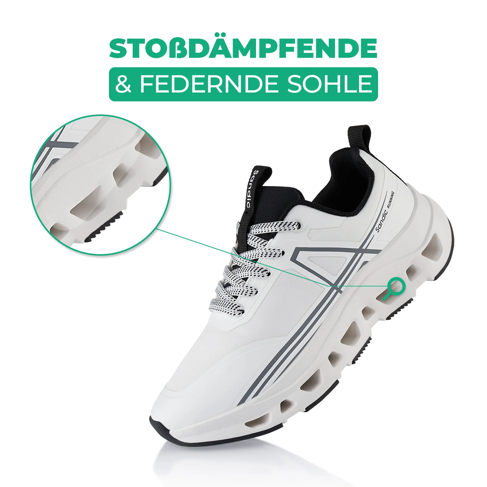 Sneaker Dämpfende Komfortsohle Laufschuhe - Image 3