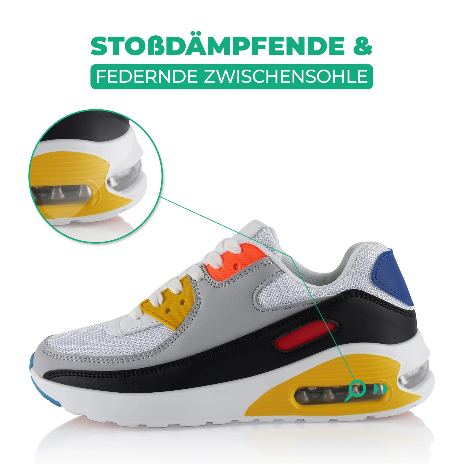 Sneaker Gedämpfte Sohle Sportschuhe - Image 2