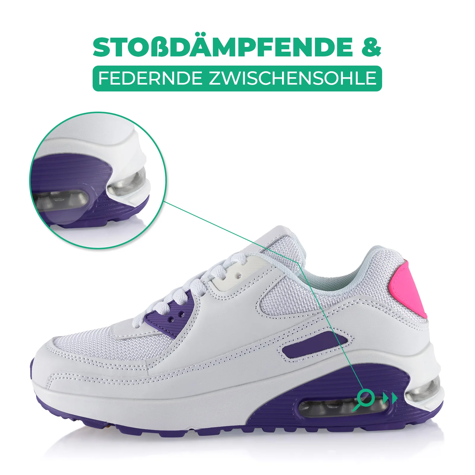 Sneaker Gedämpfte Sohle Sportschuhe - Image 2