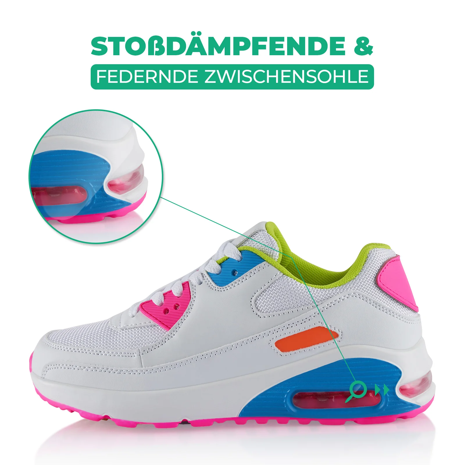 Sneaker Gedämpfte Sohle Sportschuhe - Image 2