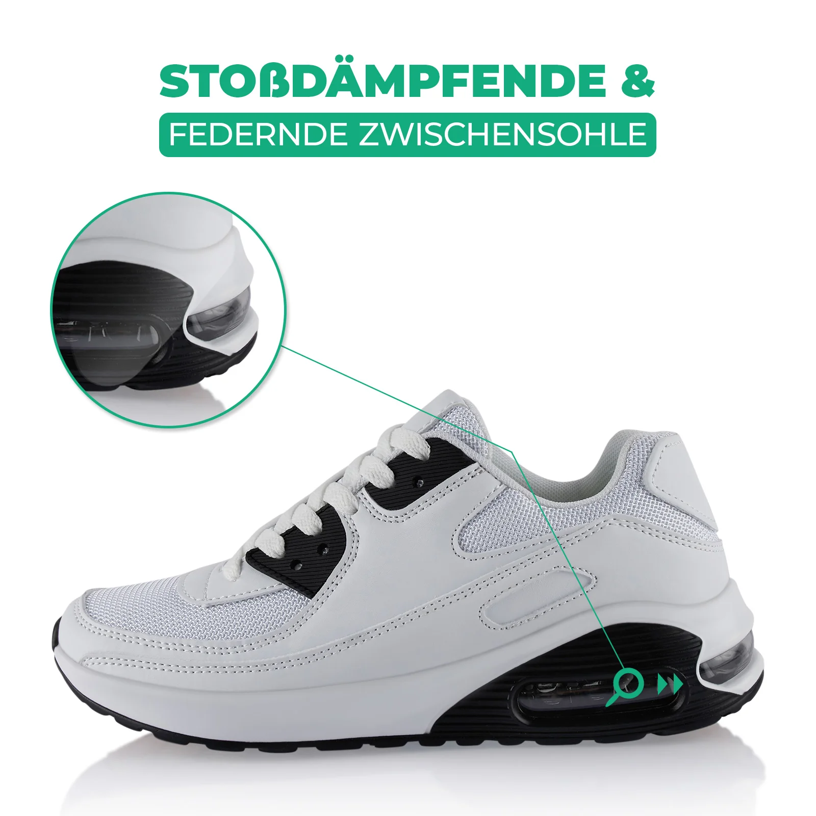 Sneaker Gedämpfte Sohle Sportschuhe - Image 2