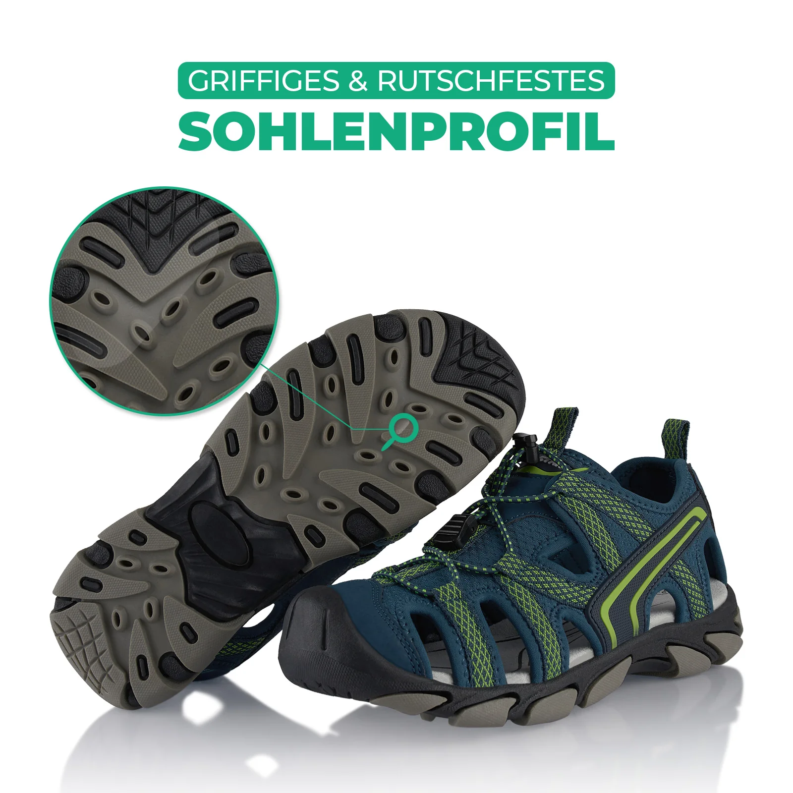Trekking Sandalen robuste Wandersandalen - Image 4