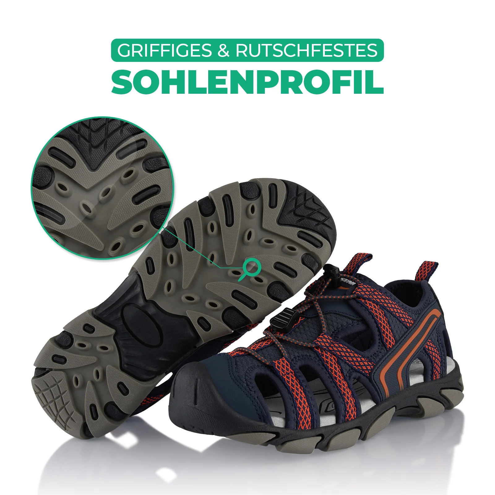 Trekking Sandalen robuste Wandersandalen - Image 4