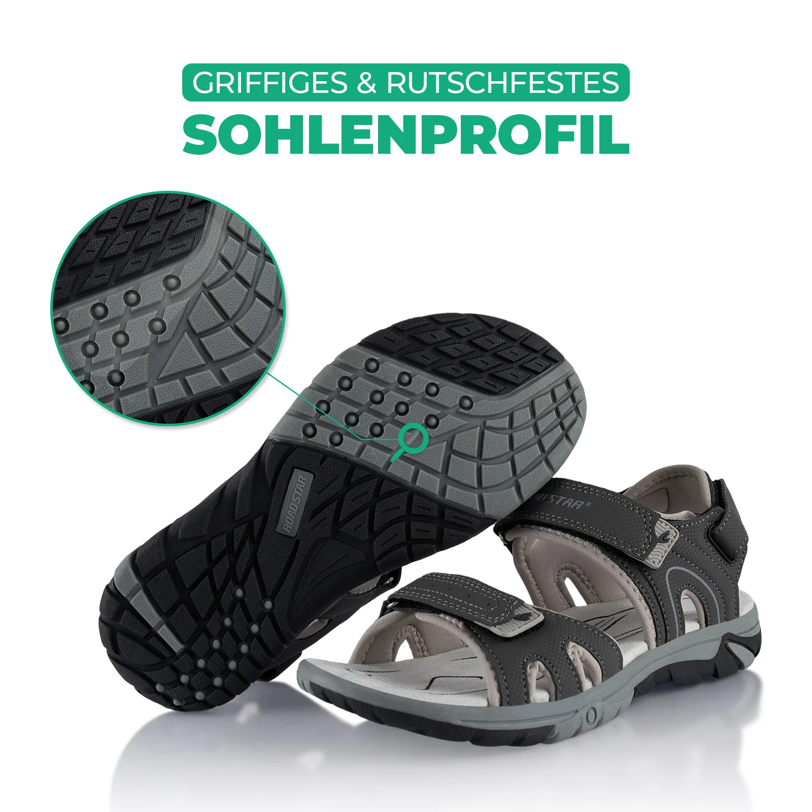 Trekking Sandalen robuste Wandersandalen - Image 4
