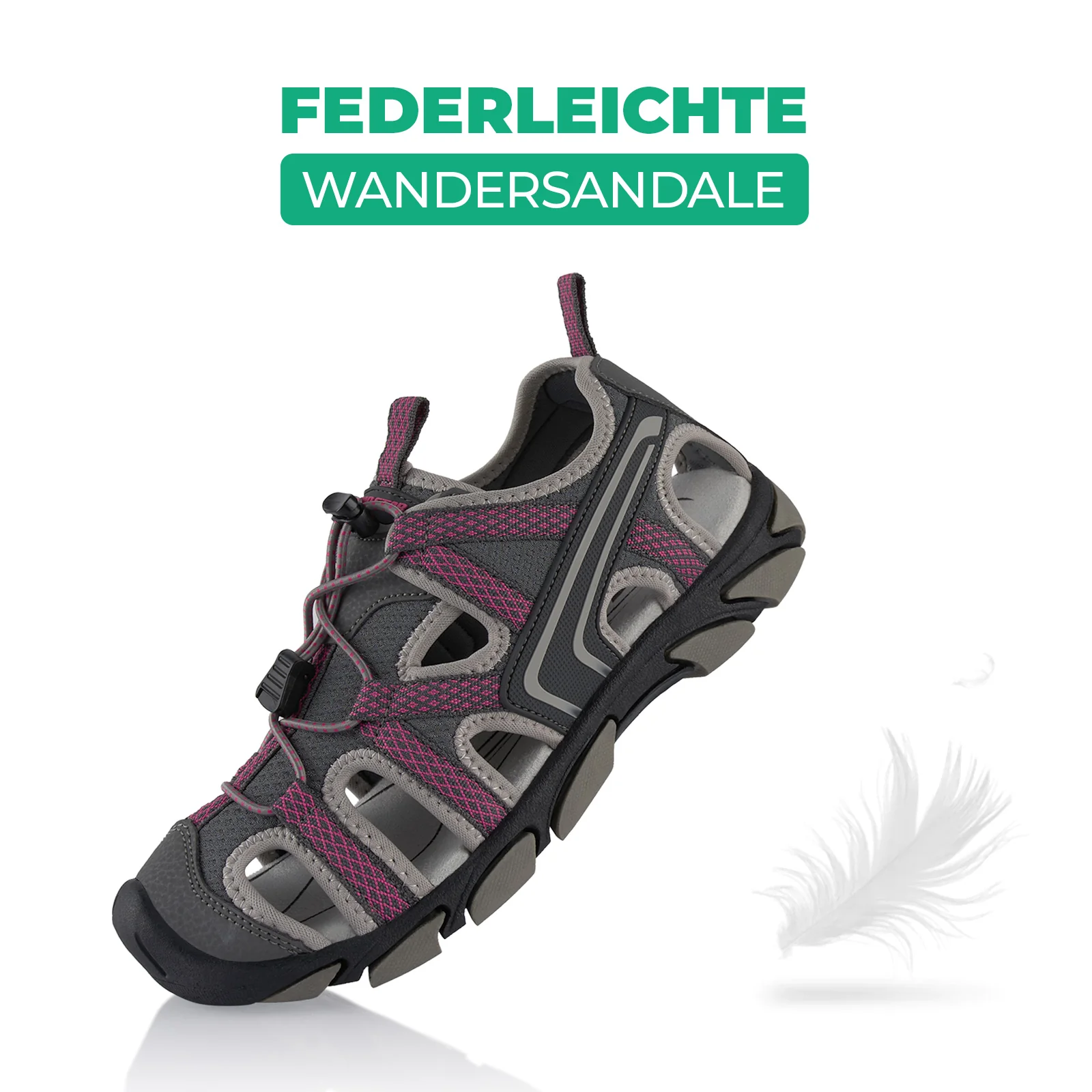 Trekking Sandalen robuste Wandersandalen - Image 3