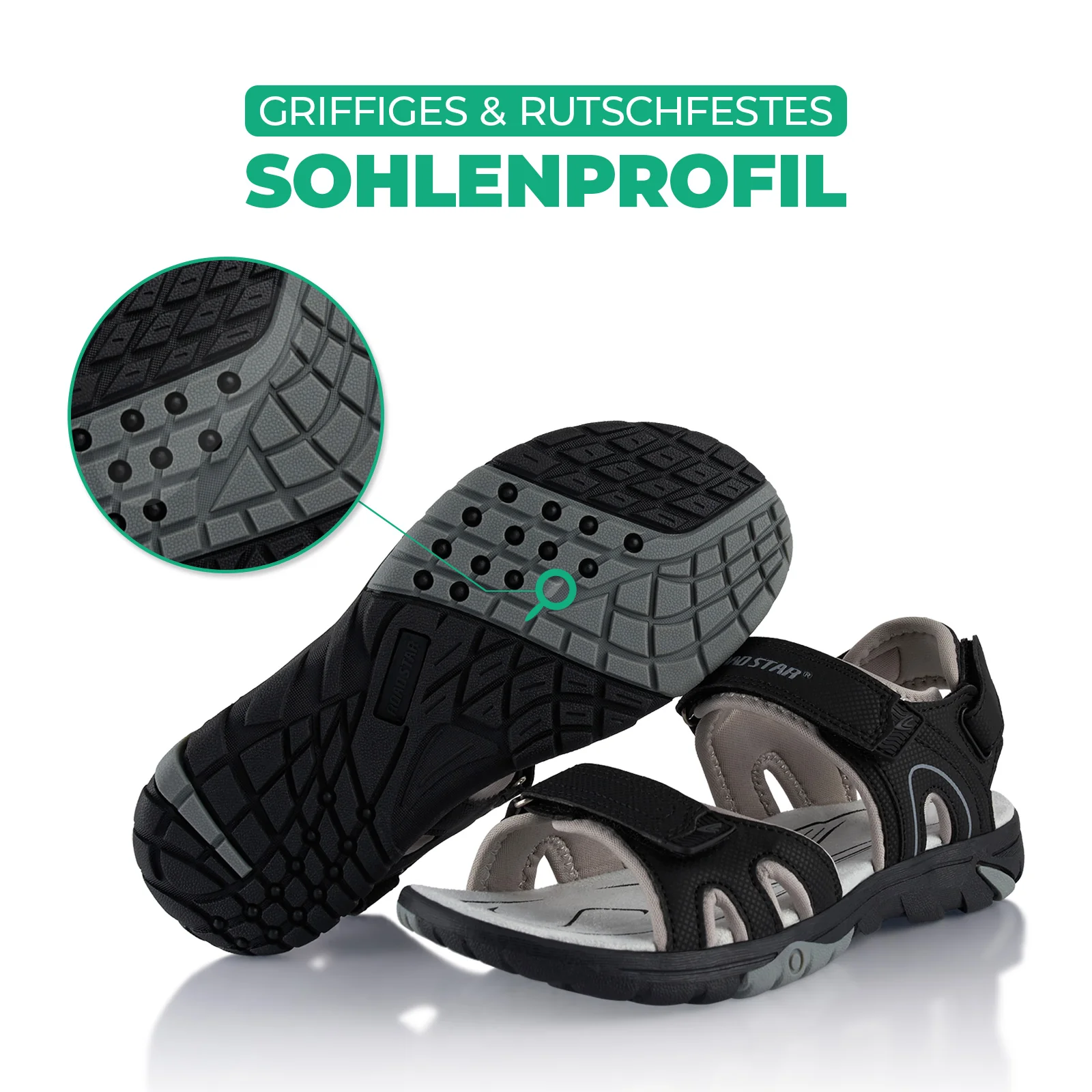 Trekking Sandalen robuste Wandersandalen - Image 4