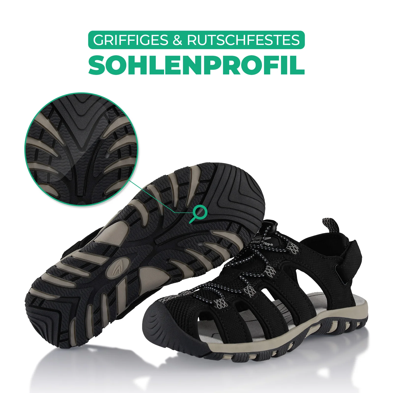 Trekking Sandalen robuste Wandersandalen - Image 4