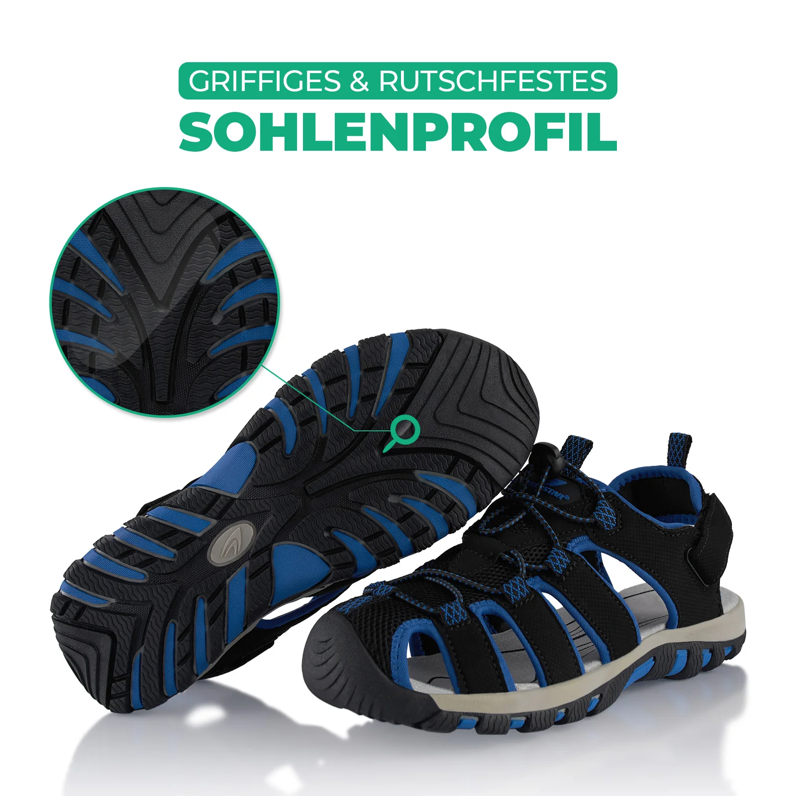 Trekking Sandalen robuste Wandersandalen - Image 4