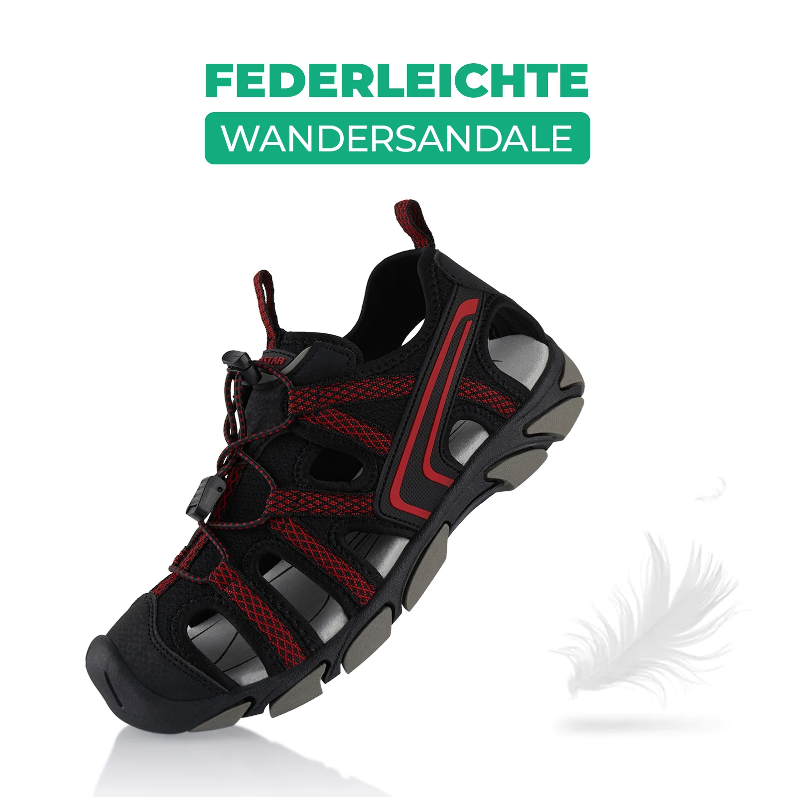 Trekking Sandalen robuste Wandersandalen - Image 3