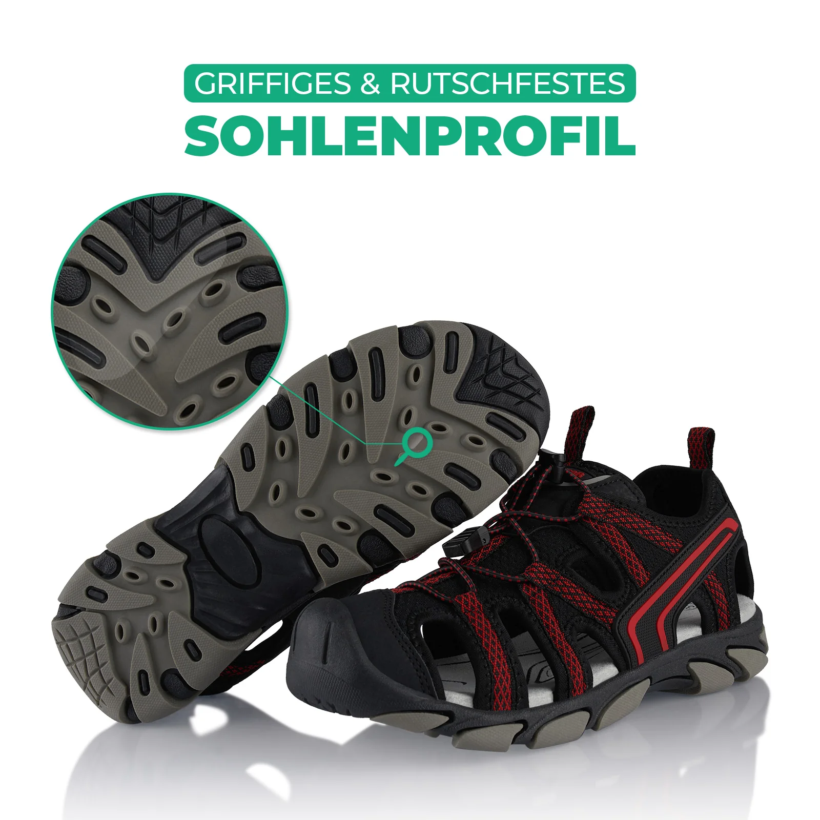 Trekking Sandalen robuste Wandersandalen - Image 4