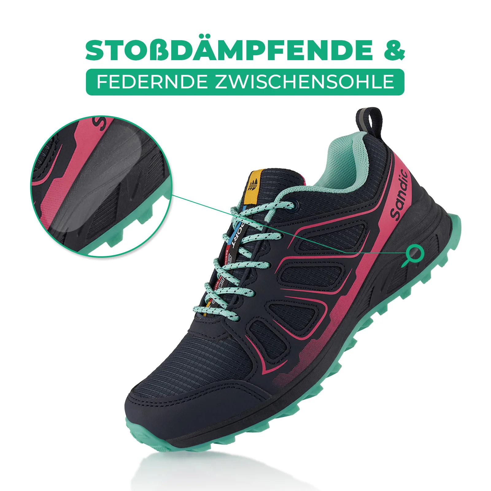 Wanderschuhe Atmungsaktive Trail Running Trekkingschuhe - Image 3