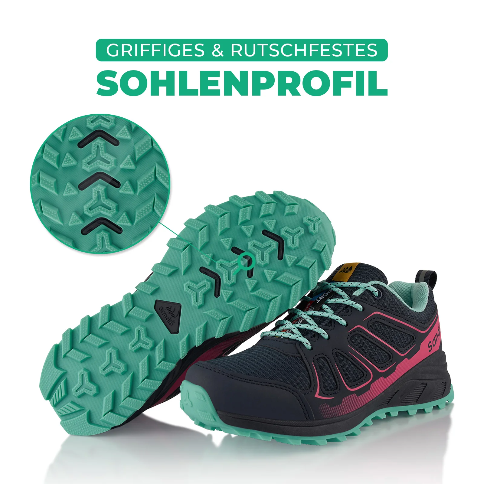 Wanderschuhe Atmungsaktive Trail Running Trekkingschuhe - Image 4